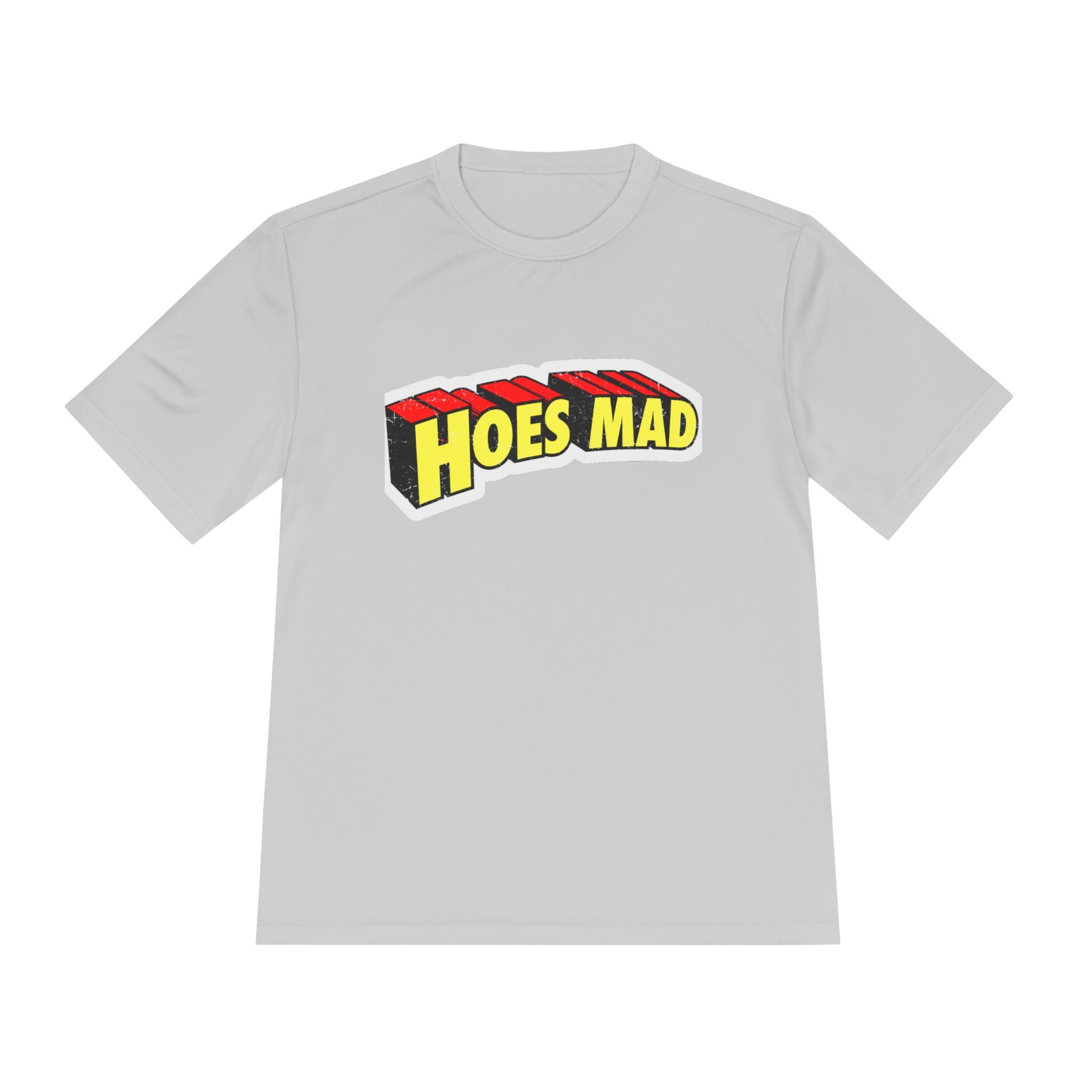 Hoes Mad Tee | Bold 3D Comic Text Shirt