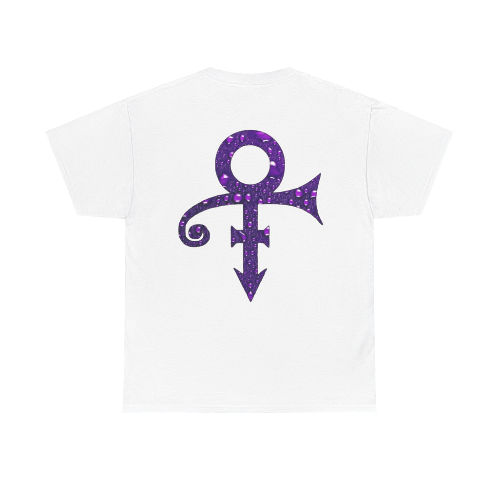 Prince Portrait Tee — Iconic Purple Love Symbol T-Shirt