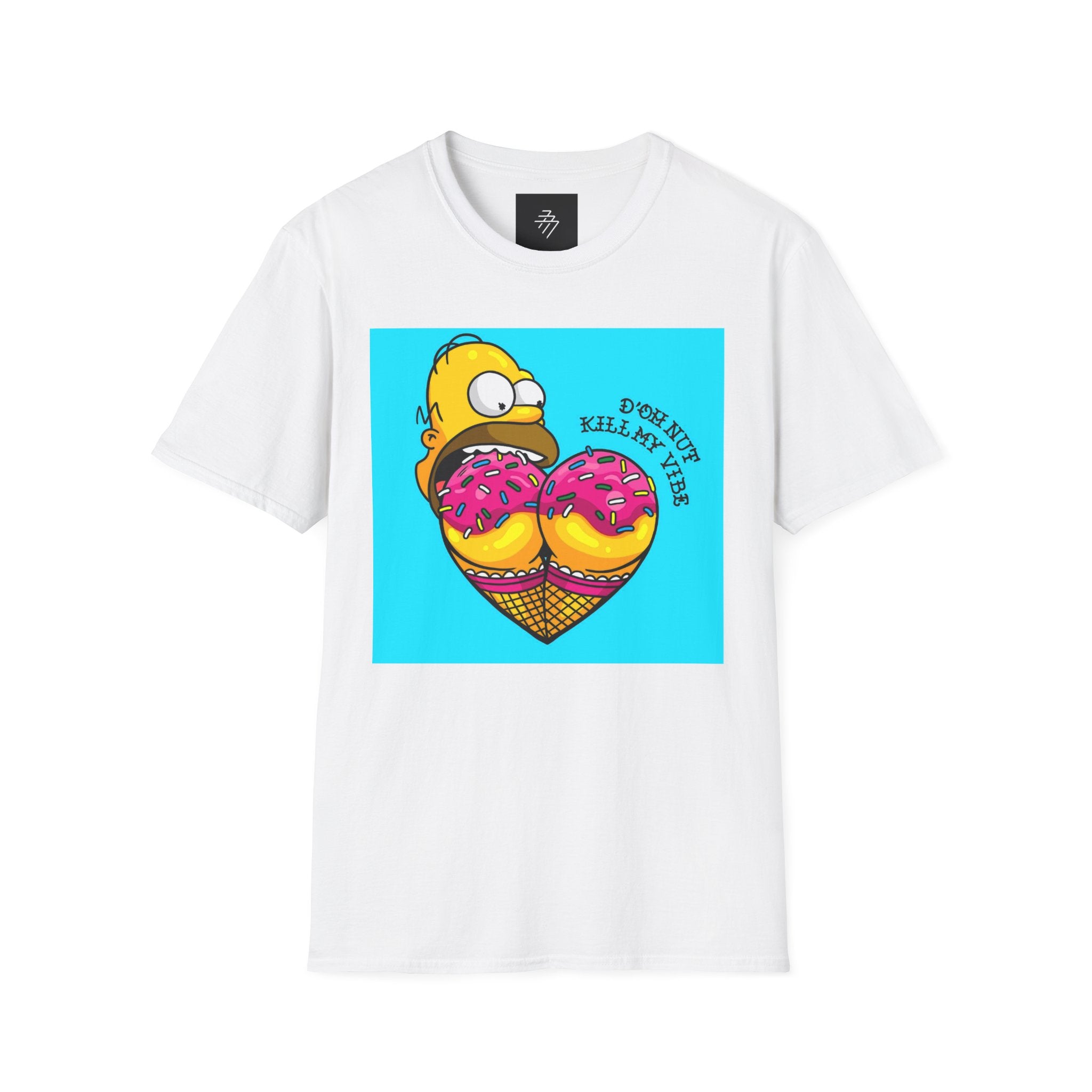 Donut Kill My Vibe T-Shirt | Cartoon Donut Heart Graphic Tee