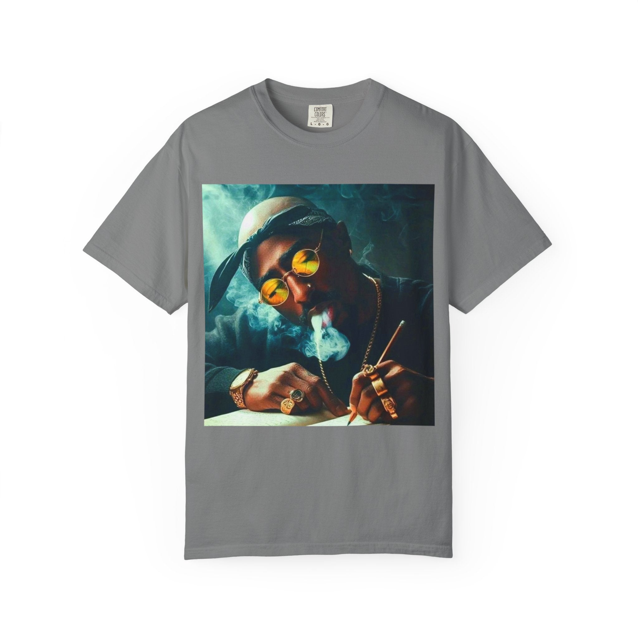 Smoker Portrait T-Shirt | Retro Cool Smoking Artwork