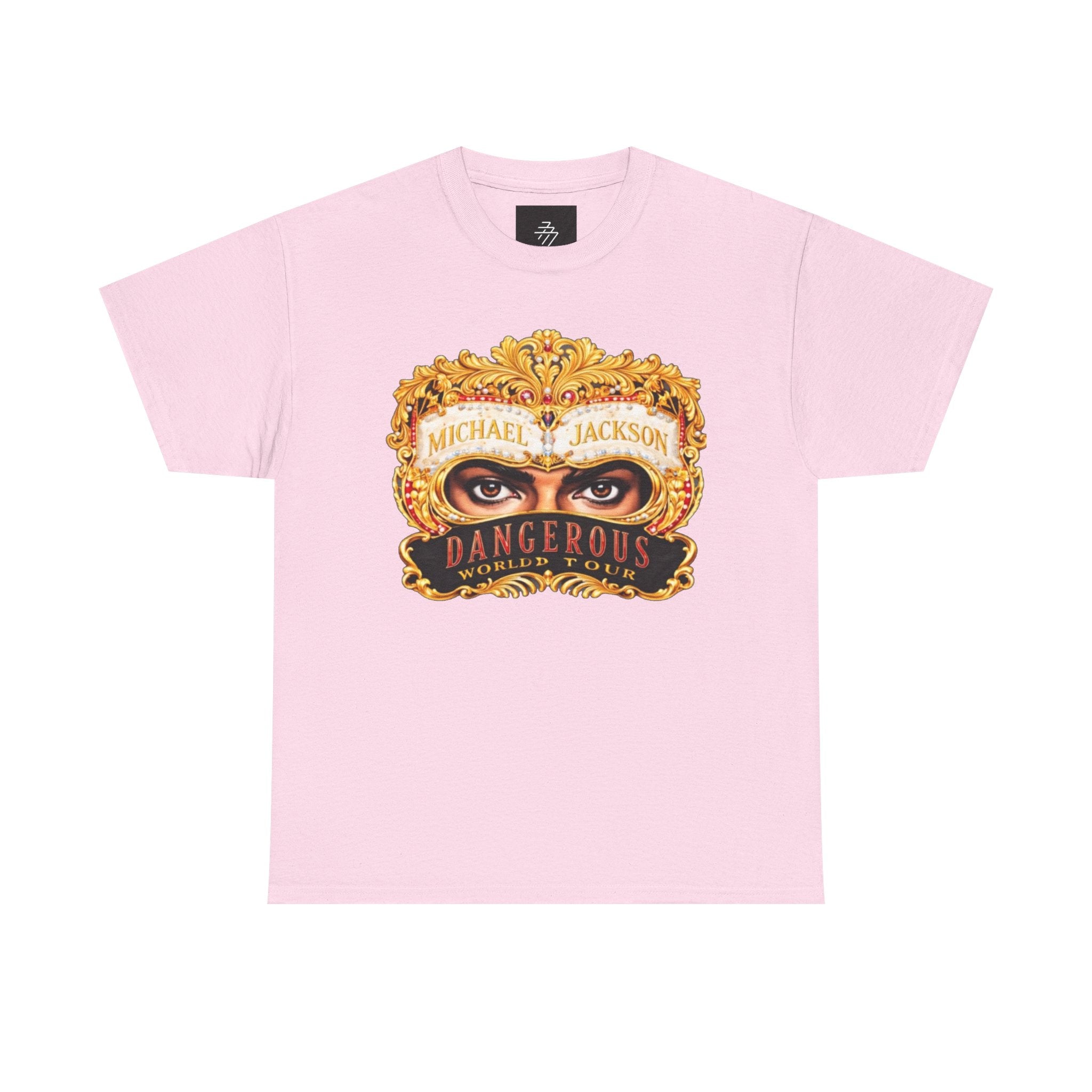 Graphic Tee — 'Dangerous' Mask Eyes Vintage Album Art