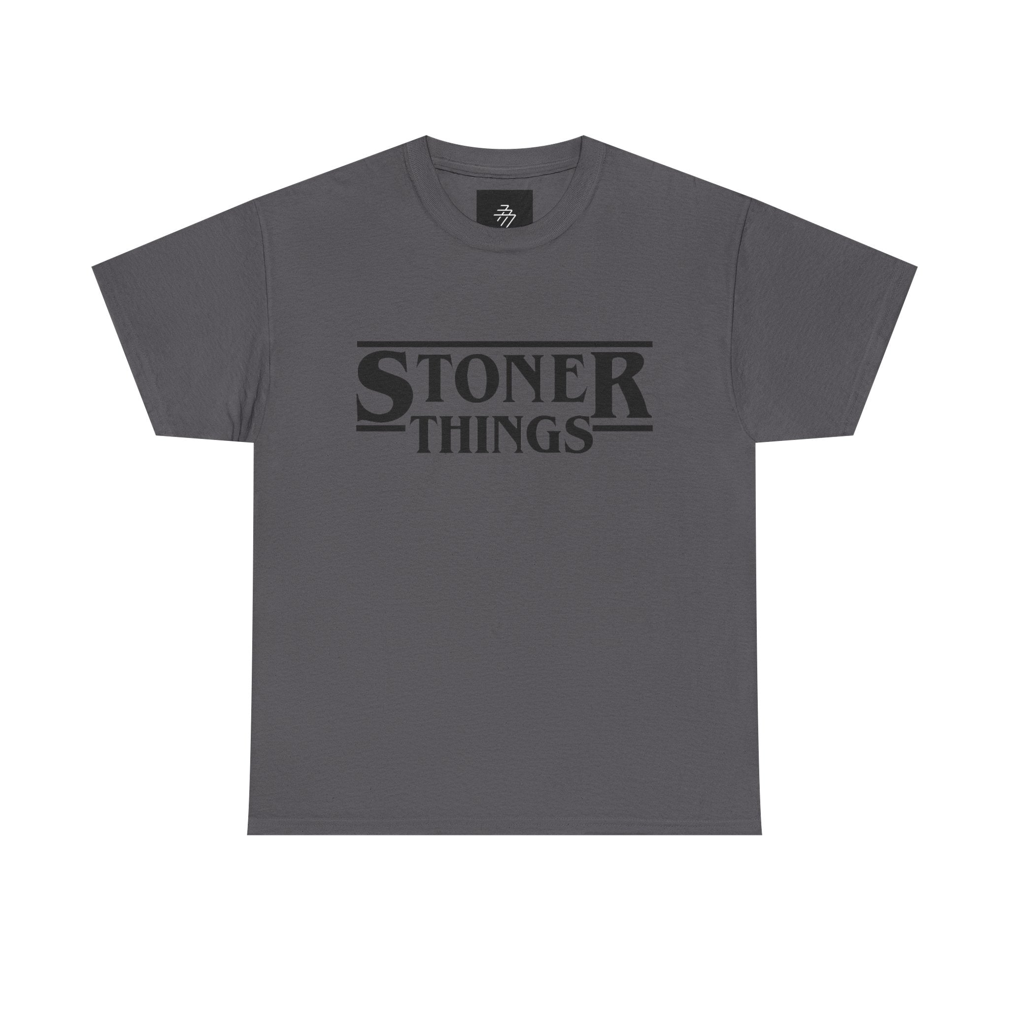 Stoner Things Graphic Tee — Retro TV Parody Weed T-Shirt