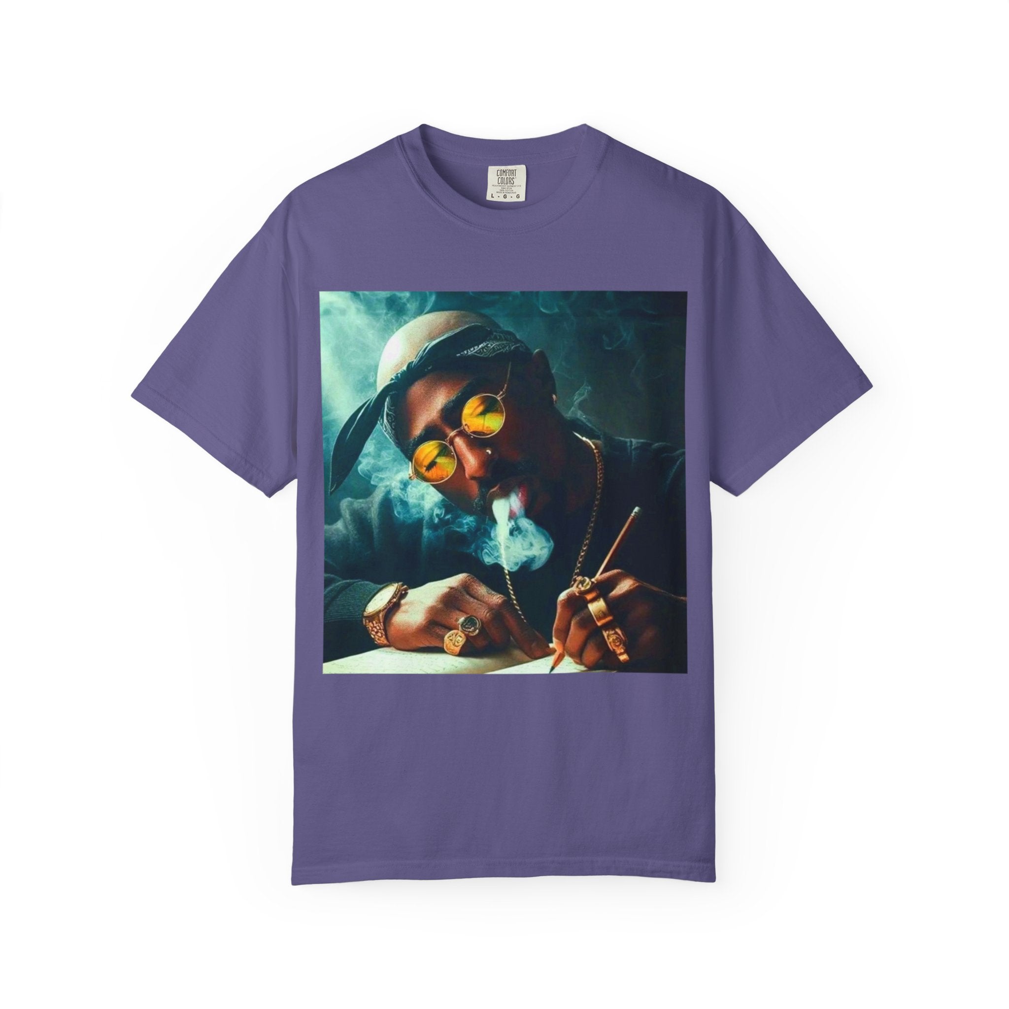 Smoker Portrait T-Shirt | Retro Cool Smoking Artwork
