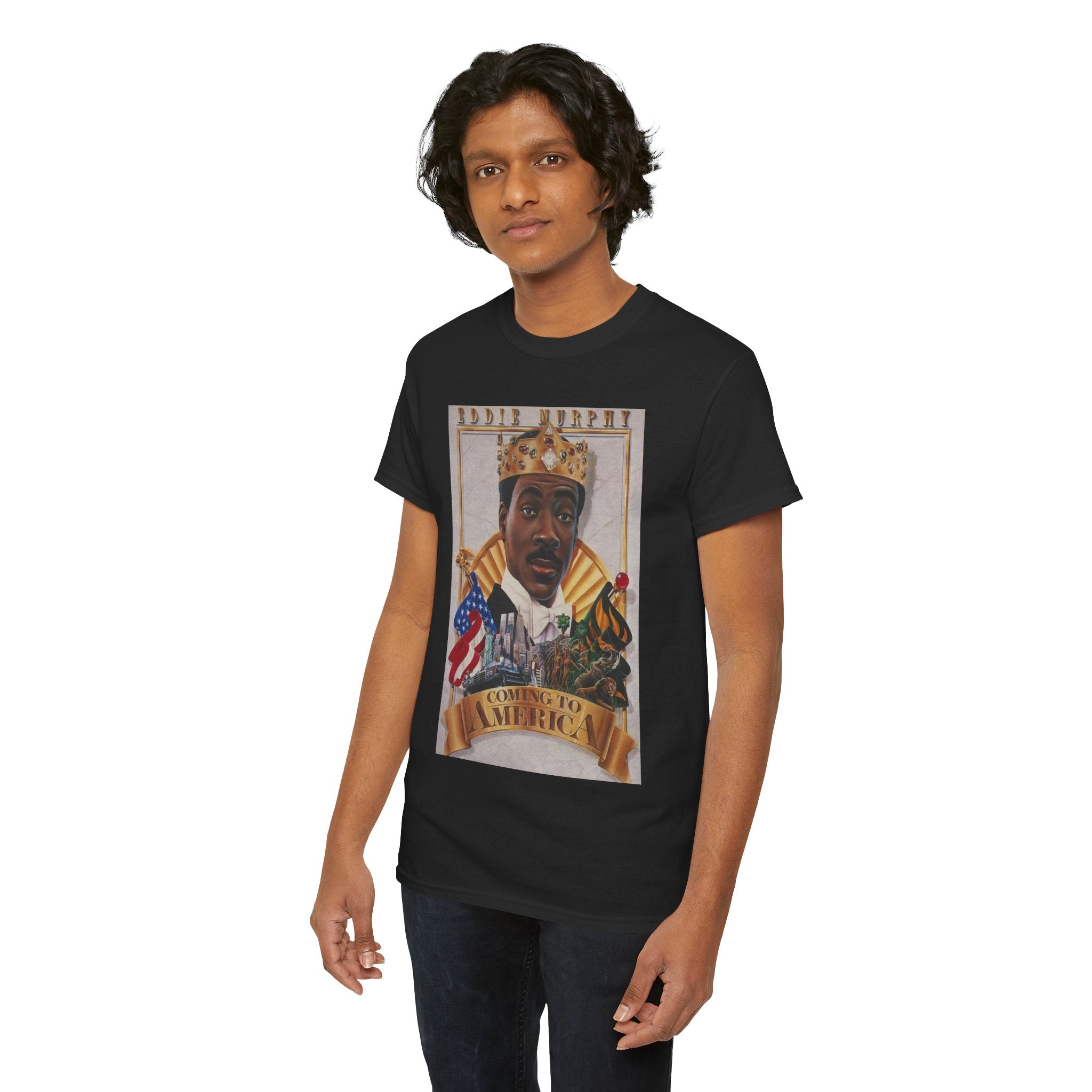 Graphic Tee — 'Coming to America' King Portrait Shirt