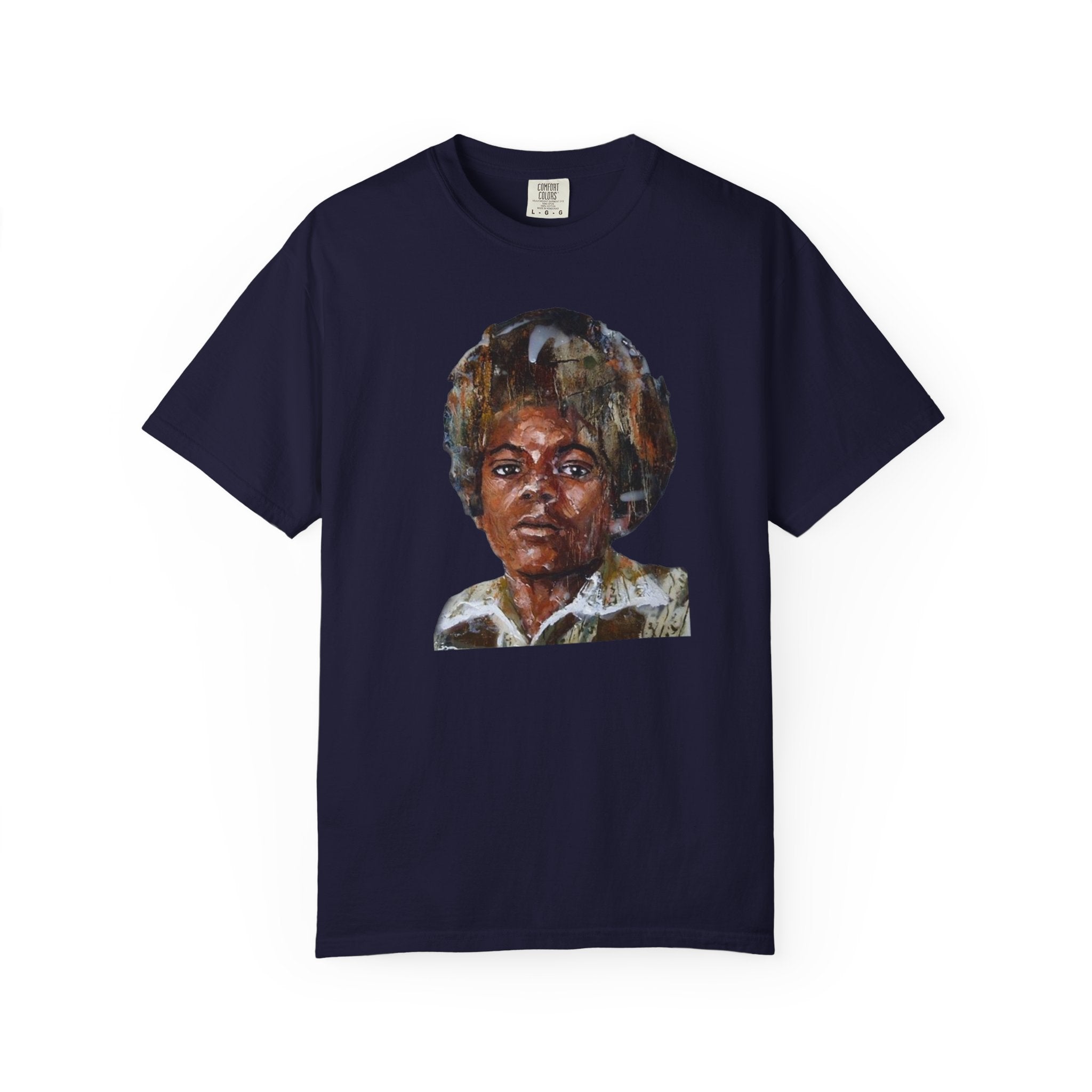 Painted Portrait Face graphic T-shirt | Artistic Portrait Tee