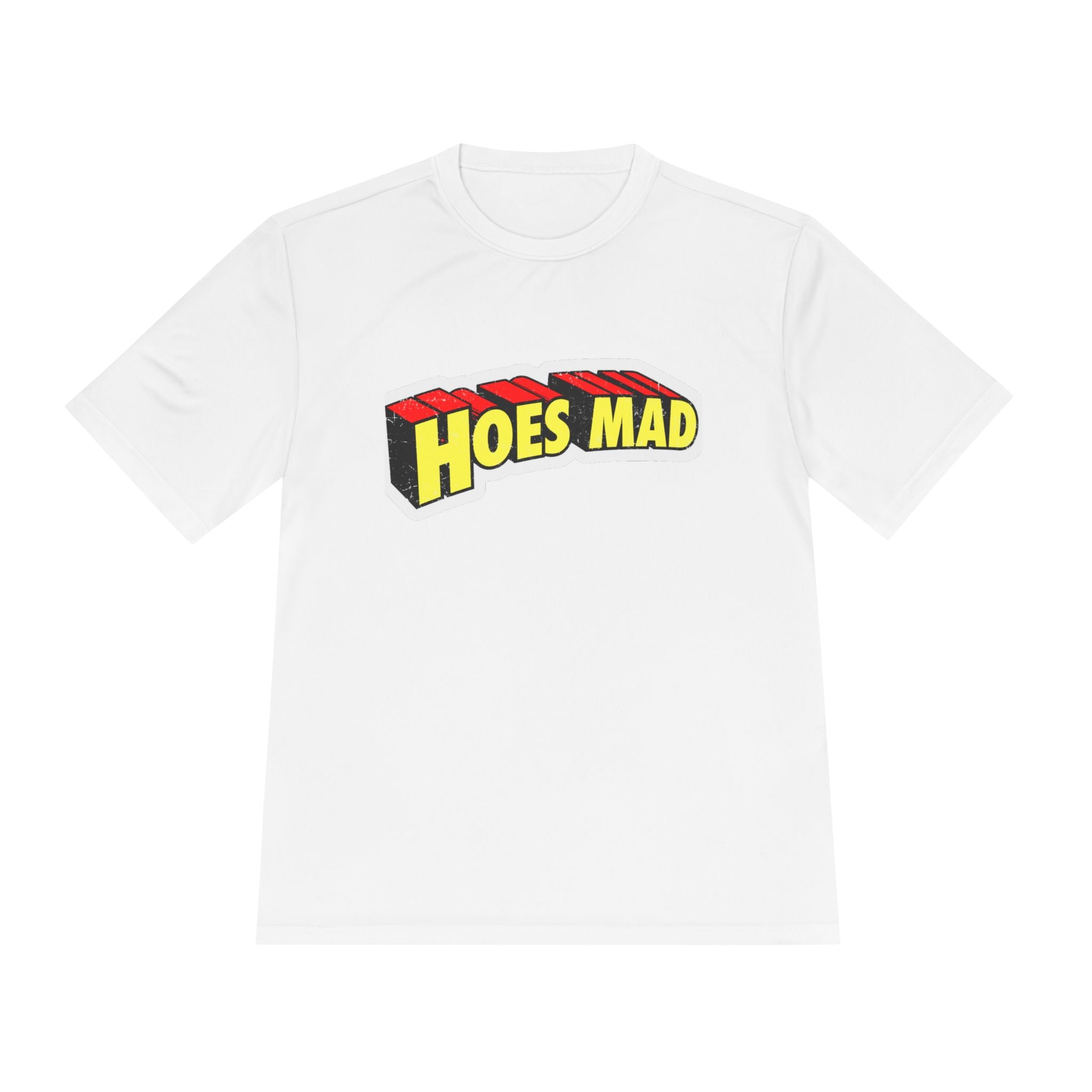 Hoes Mad Tee | Bold 3D Comic Text Shirt