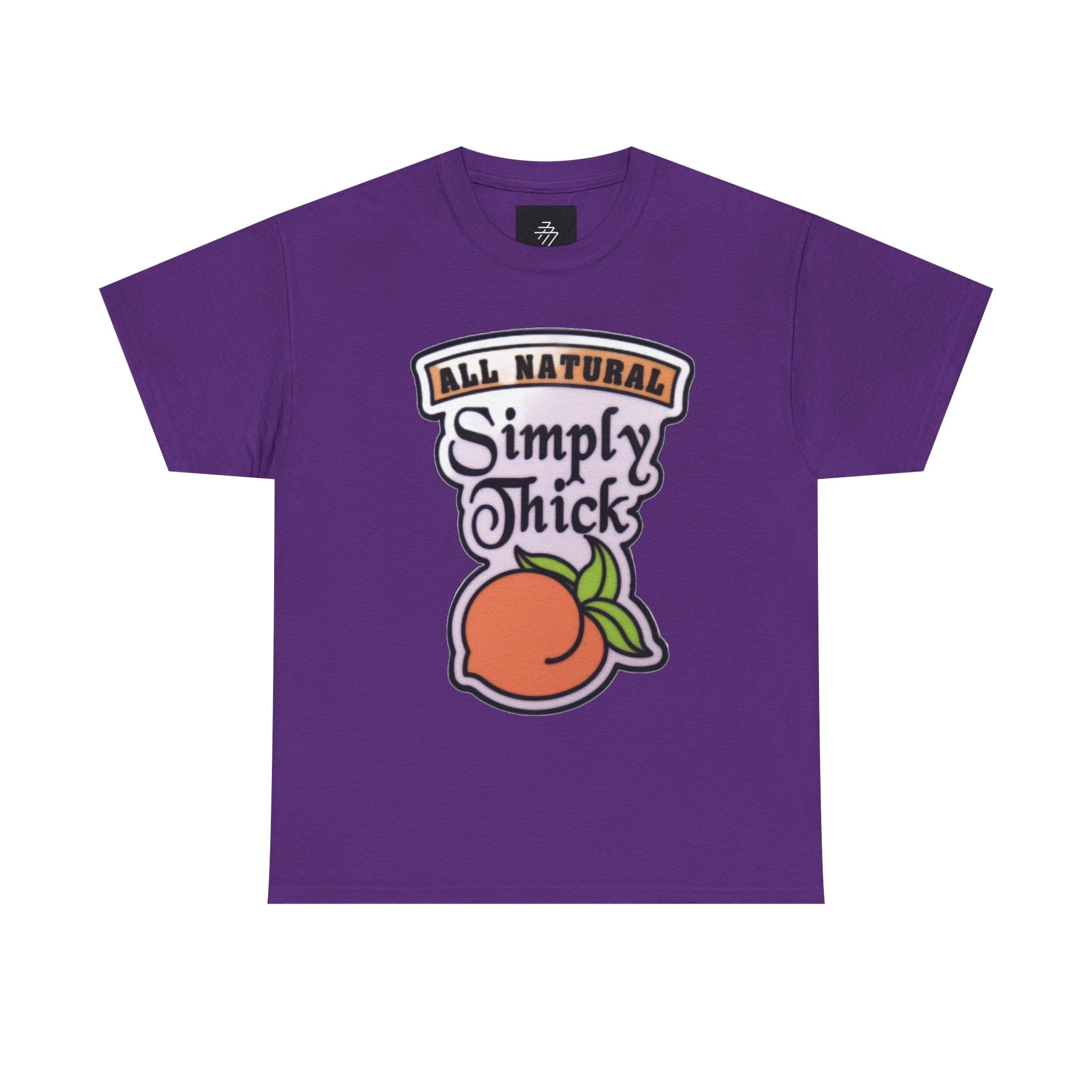 Simply Chicks 'All Natural' Peach Graphic Tee