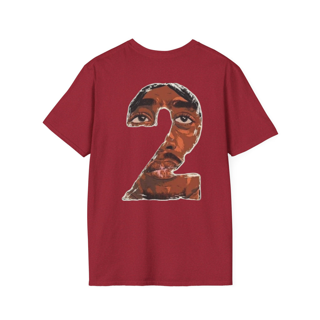 Pac Portrait T-Shirt | Rap Icon Smoking Artwork