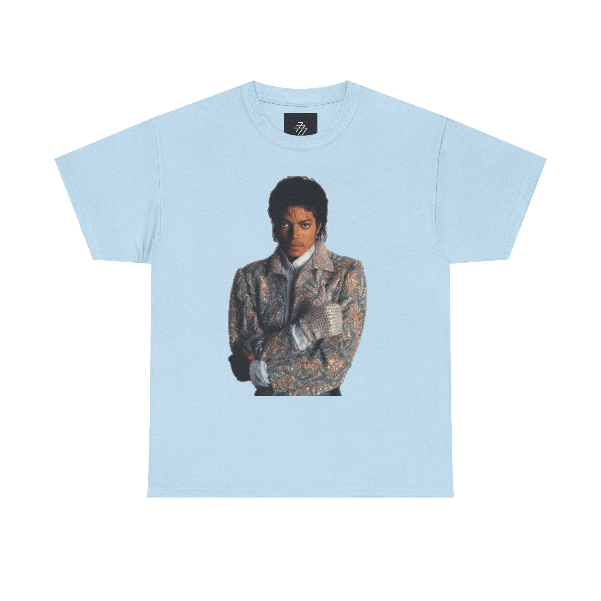 Rhinestone Crown Logo Tee — Vintage Pop Icon Portrait T-Shirt