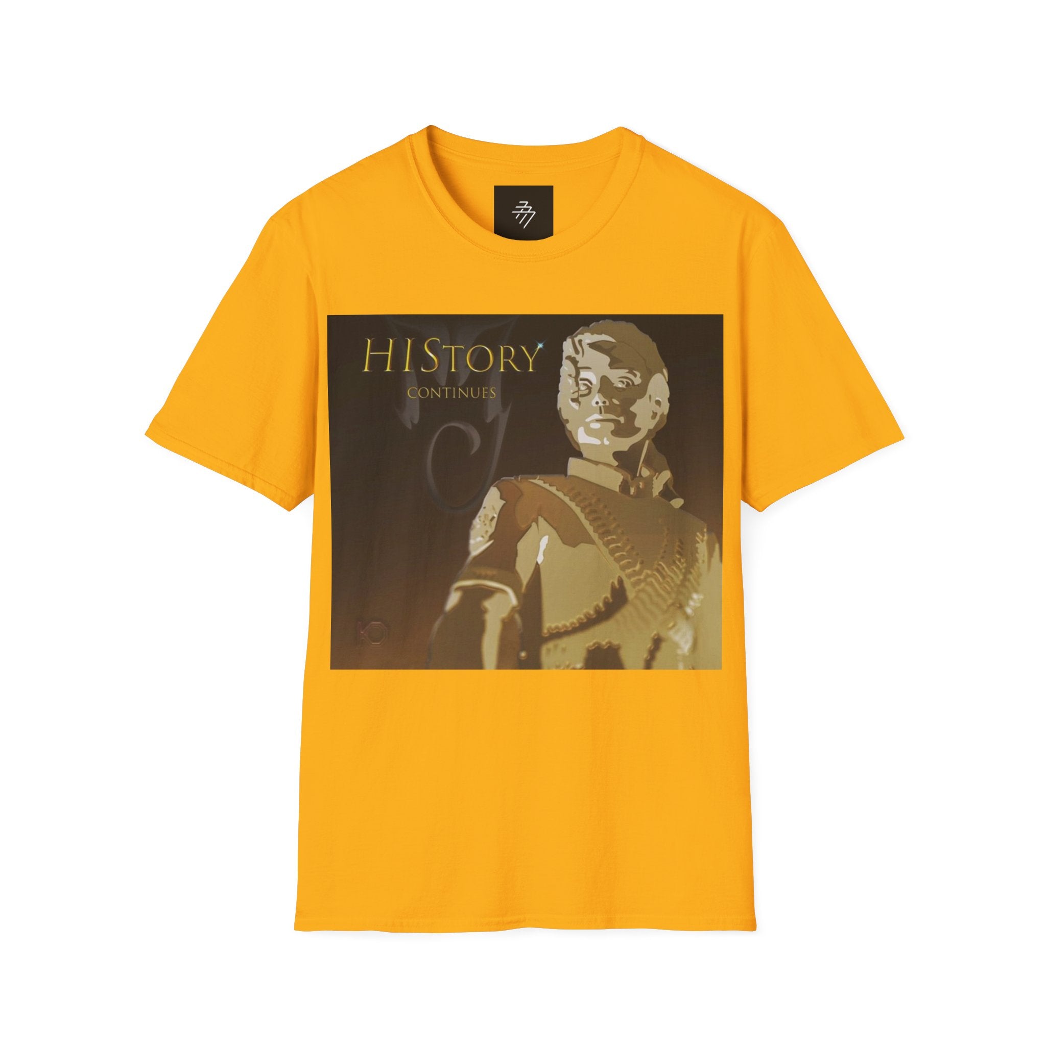 History Continues T-Shirt | Vintage Statue Print