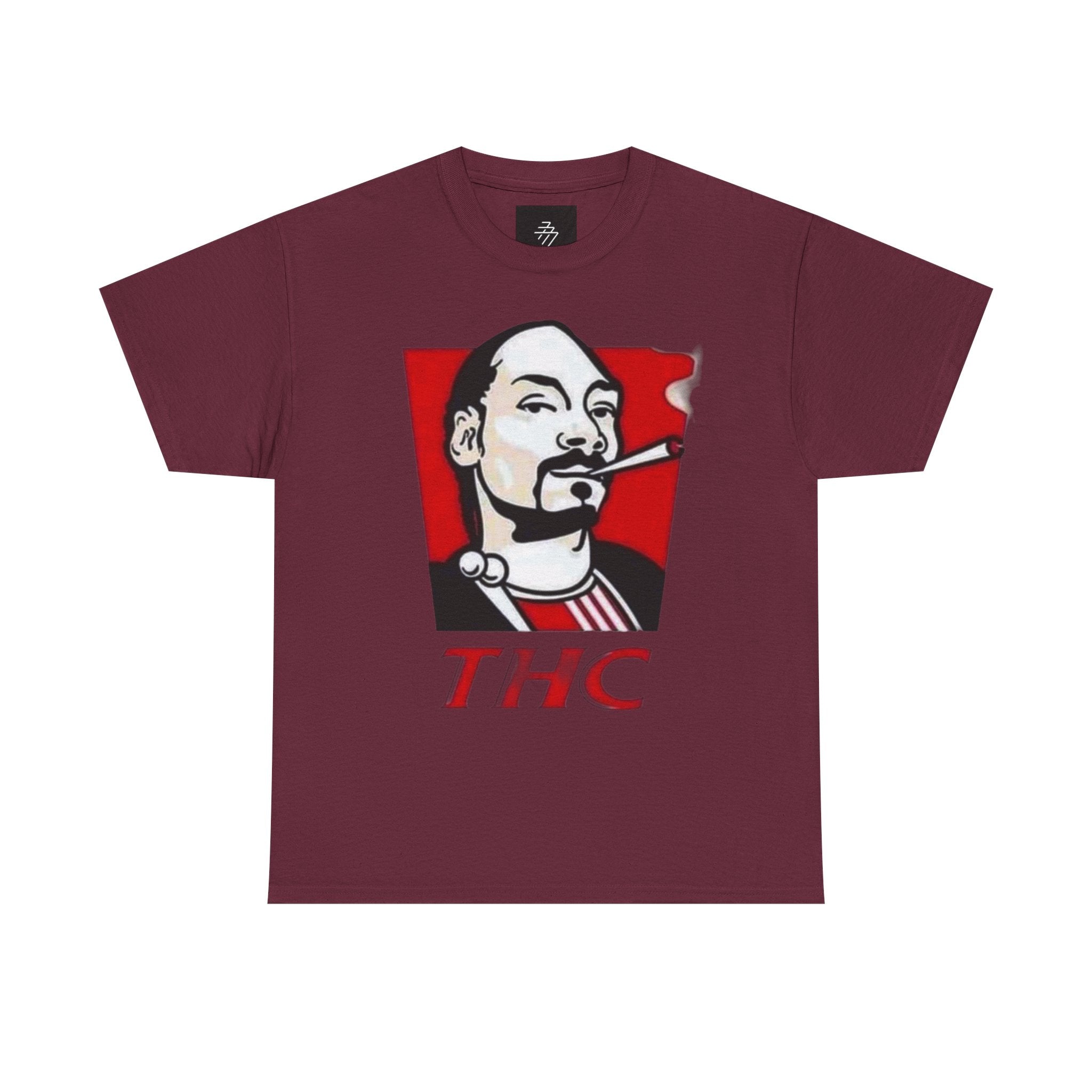 THC Retro Logo Tee – Snoop-Inspired Cannabis Graphic T-Shirt