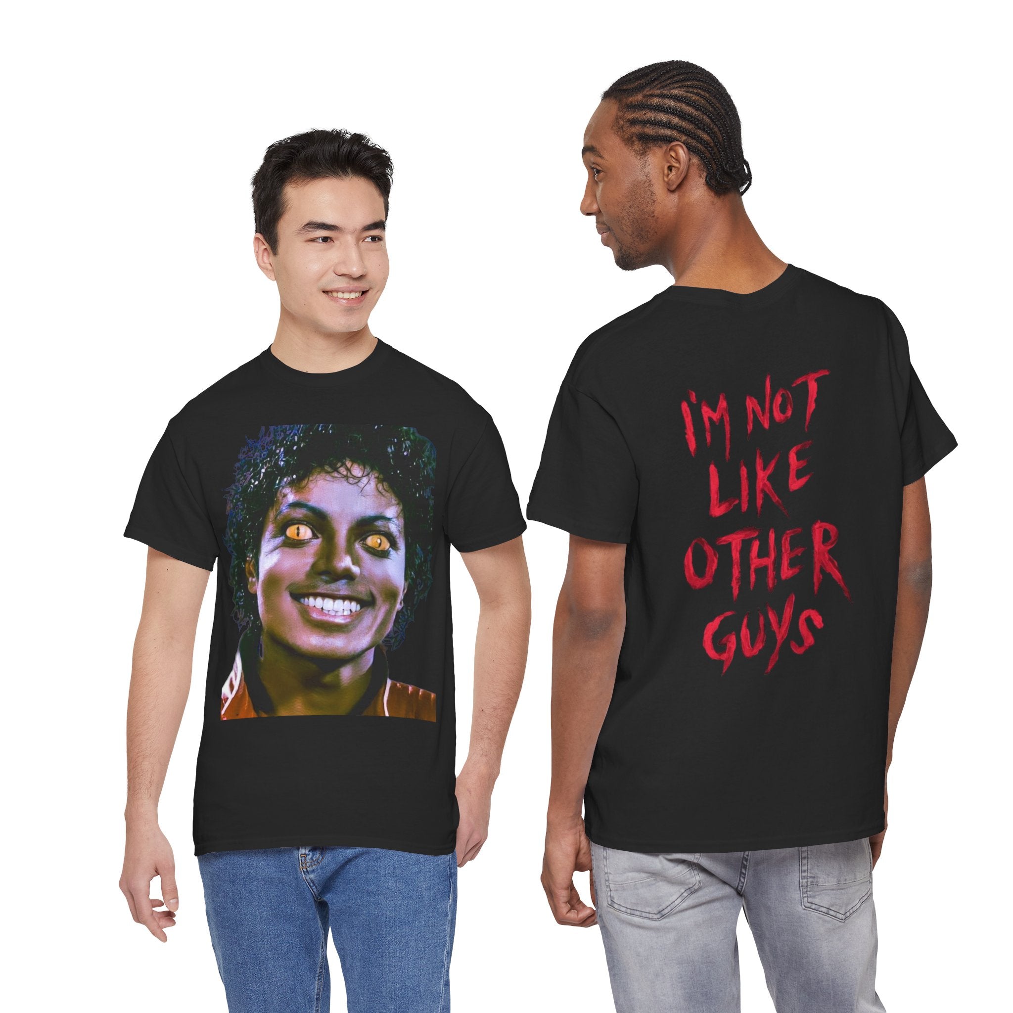 Creepy Smiling Face Tee – “I’m Not Like Other Guys” Graphic T-Shirt