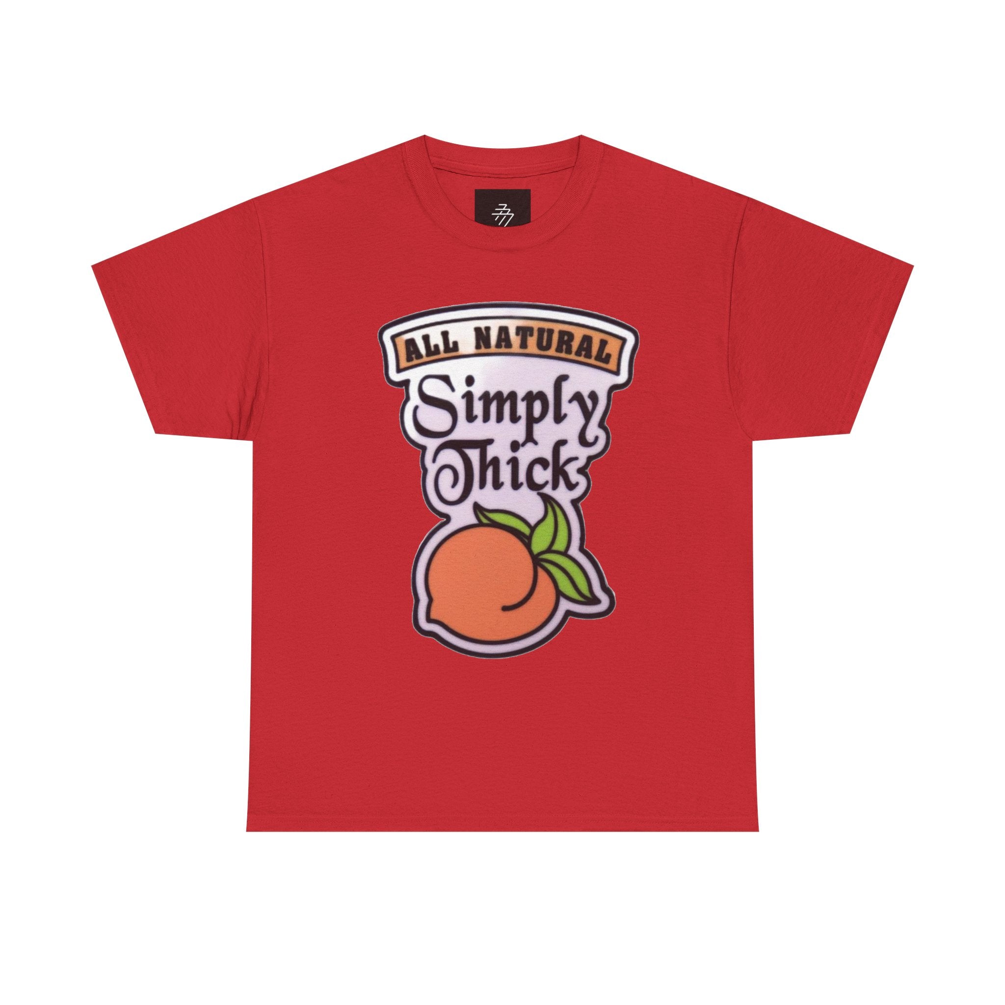 Simply Chicks 'All Natural' Peach Graphic Tee