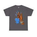 'Clock That Tea' Hand with Blue Nails Graphic Tee