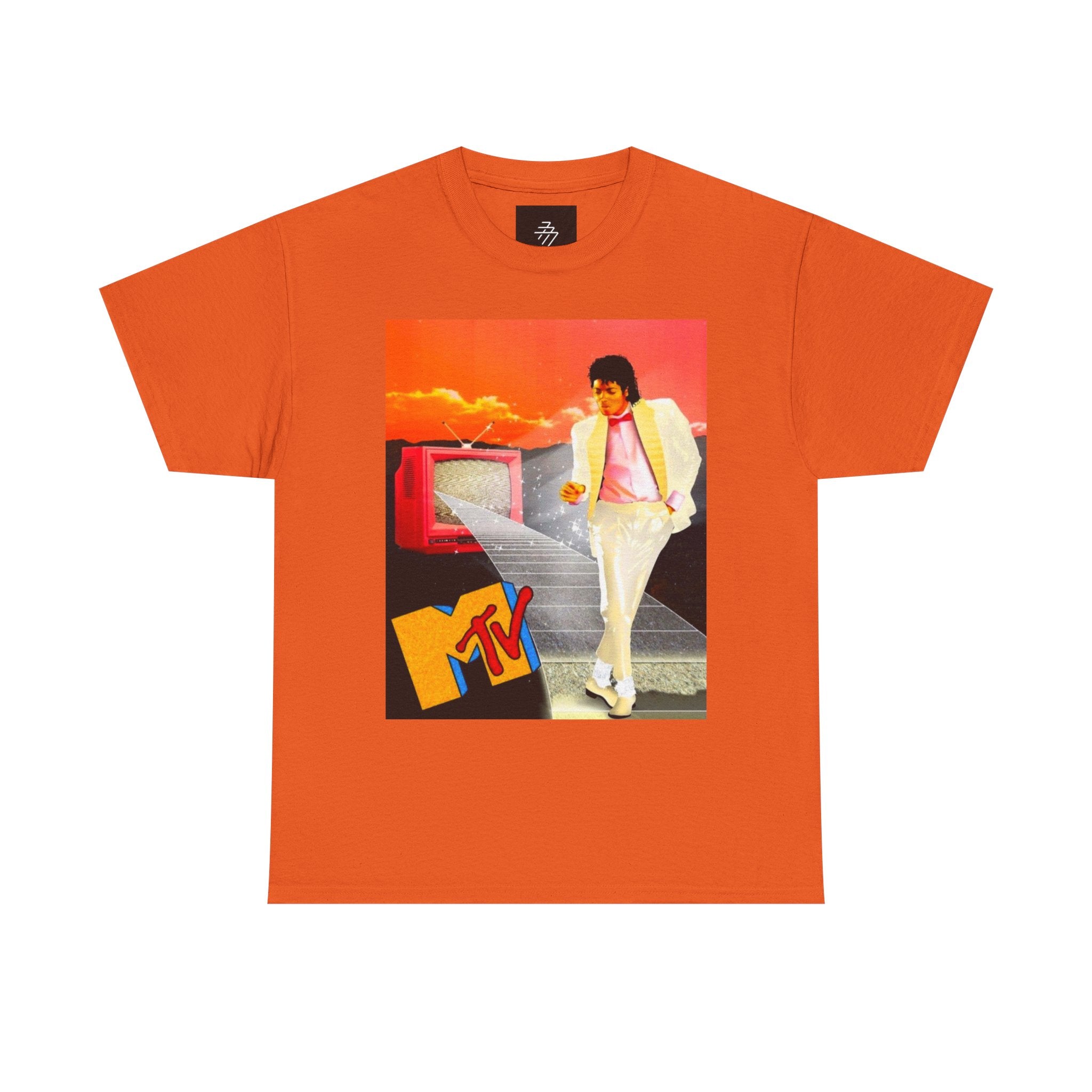 Retro MTV Michael Jackson Tee — 80s Pop Icon Graphic T-Shirt