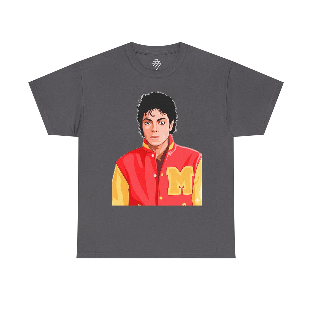 Michael Jackson Retro Letterman Portrait with “I’m Not Like Other Guys”