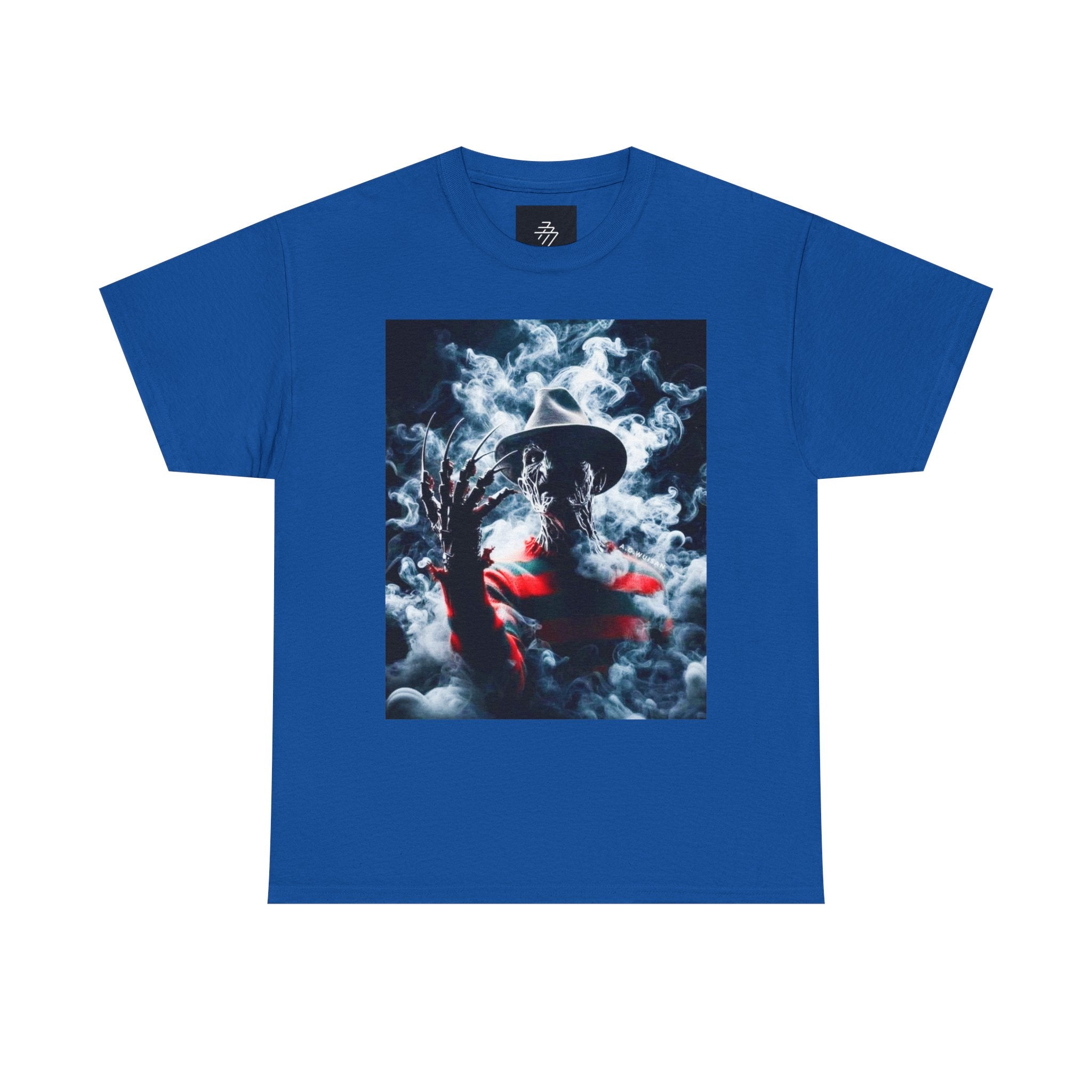 Horror Portrait Tee — Smoky Freddy-Inspired Nightmare Graphic T-Shirt
