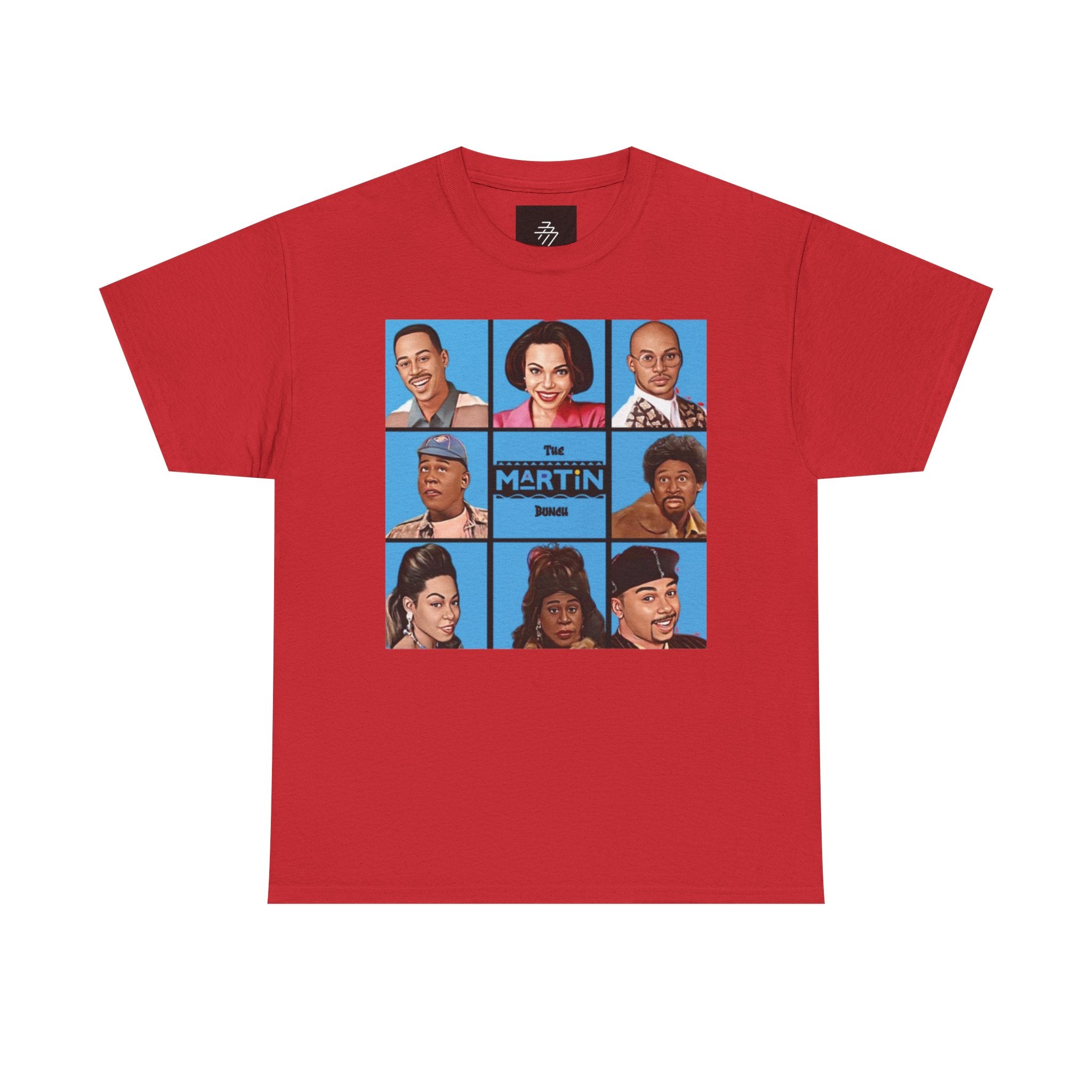 Classic TV Cast Portrait Tee | Retro Sitcom Grid Design