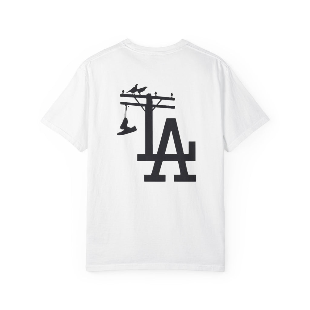 Silhouetted Crew Walk LA Logo T-shirt | Street Scene Graphic