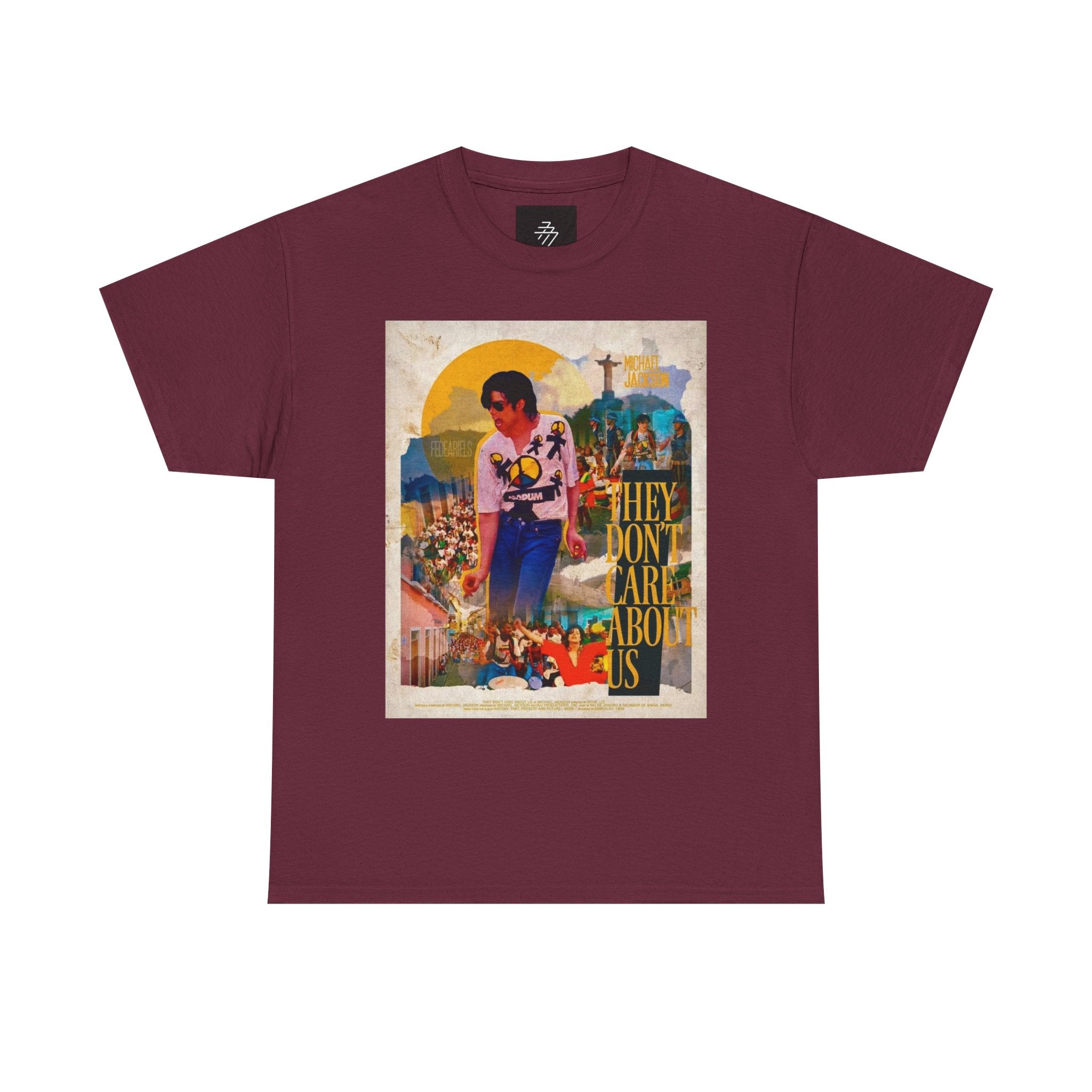Graphic Tee — "They Don’t Care About Us" Retro Protest Design