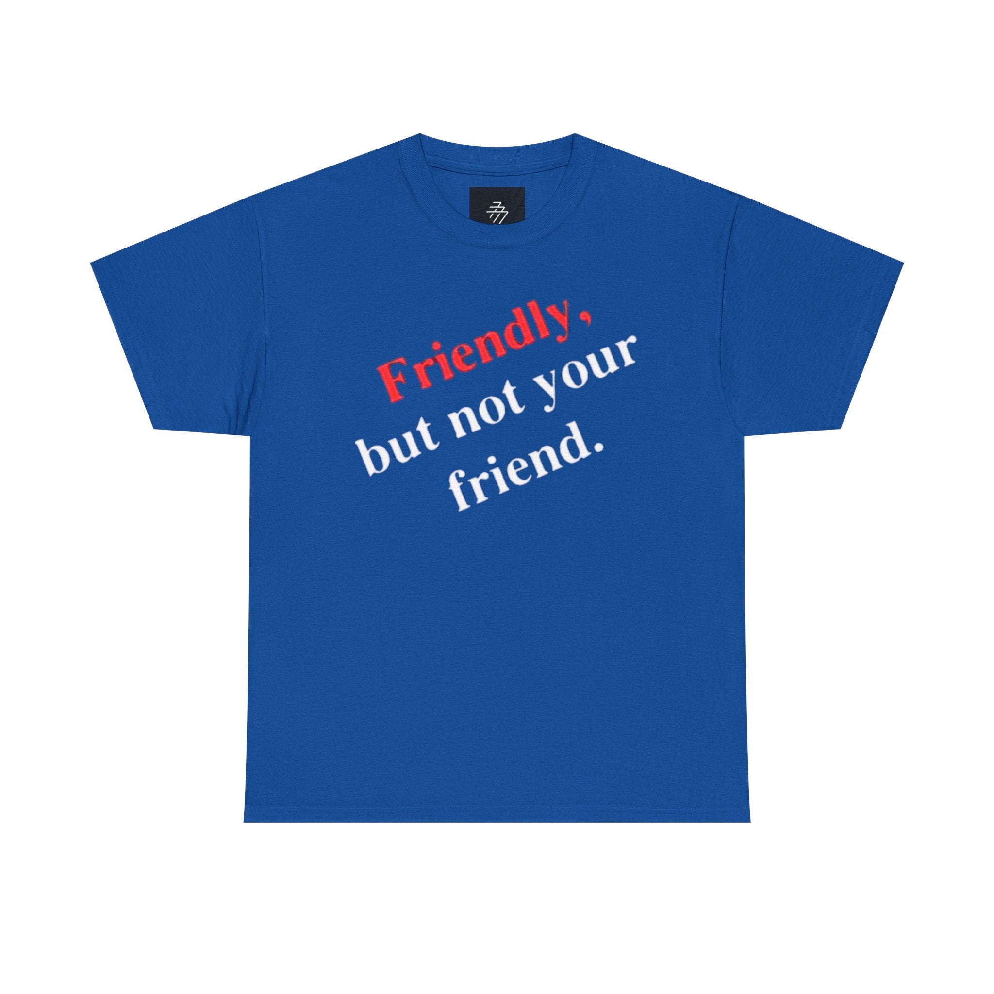 Friendly But Not Your Friend Tee — Sassy Statement Graphic T-Shirt