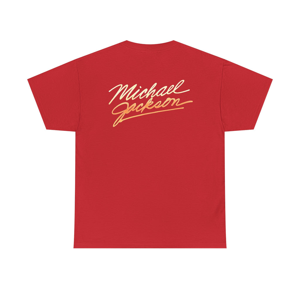MJ Retro Pop Icon Photo with Script Back