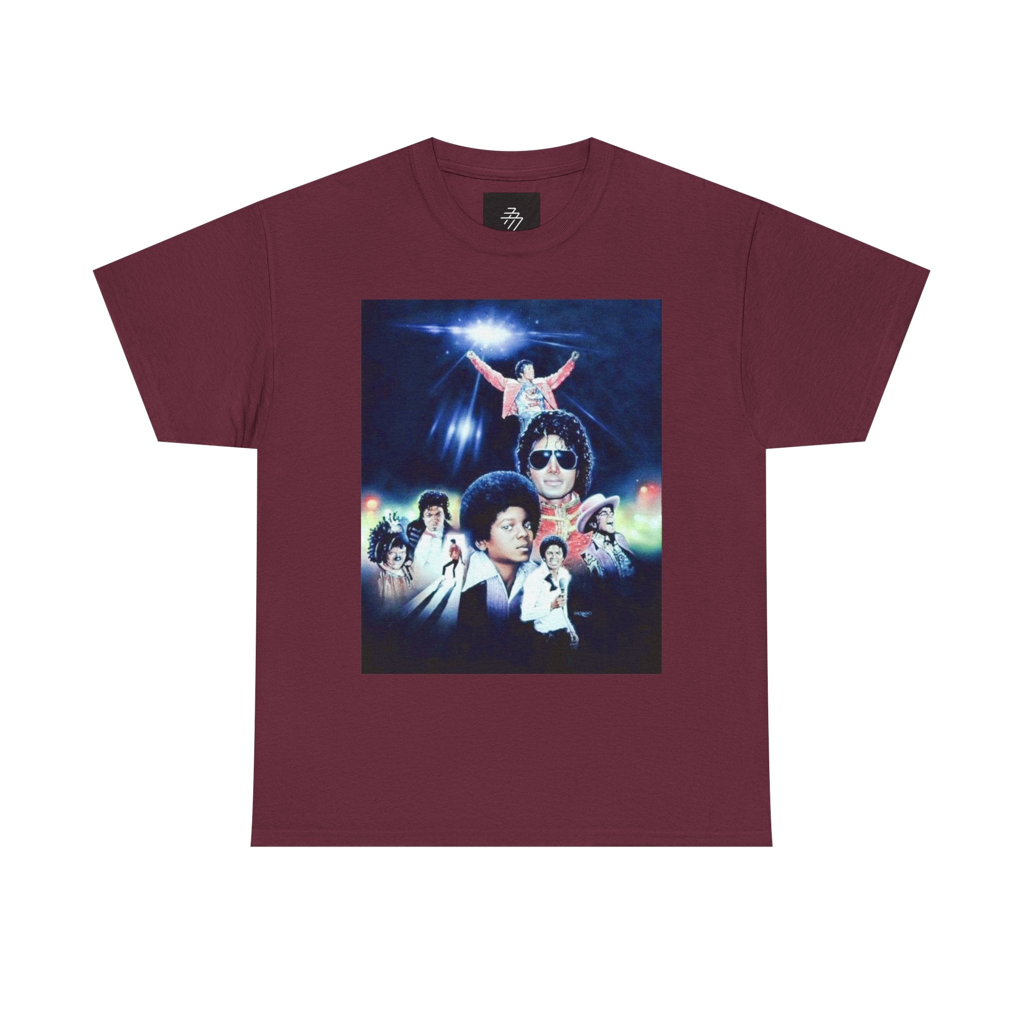 MJ Retro Music Tee — Vintage Pop Star Poster Graphic T-Shirt