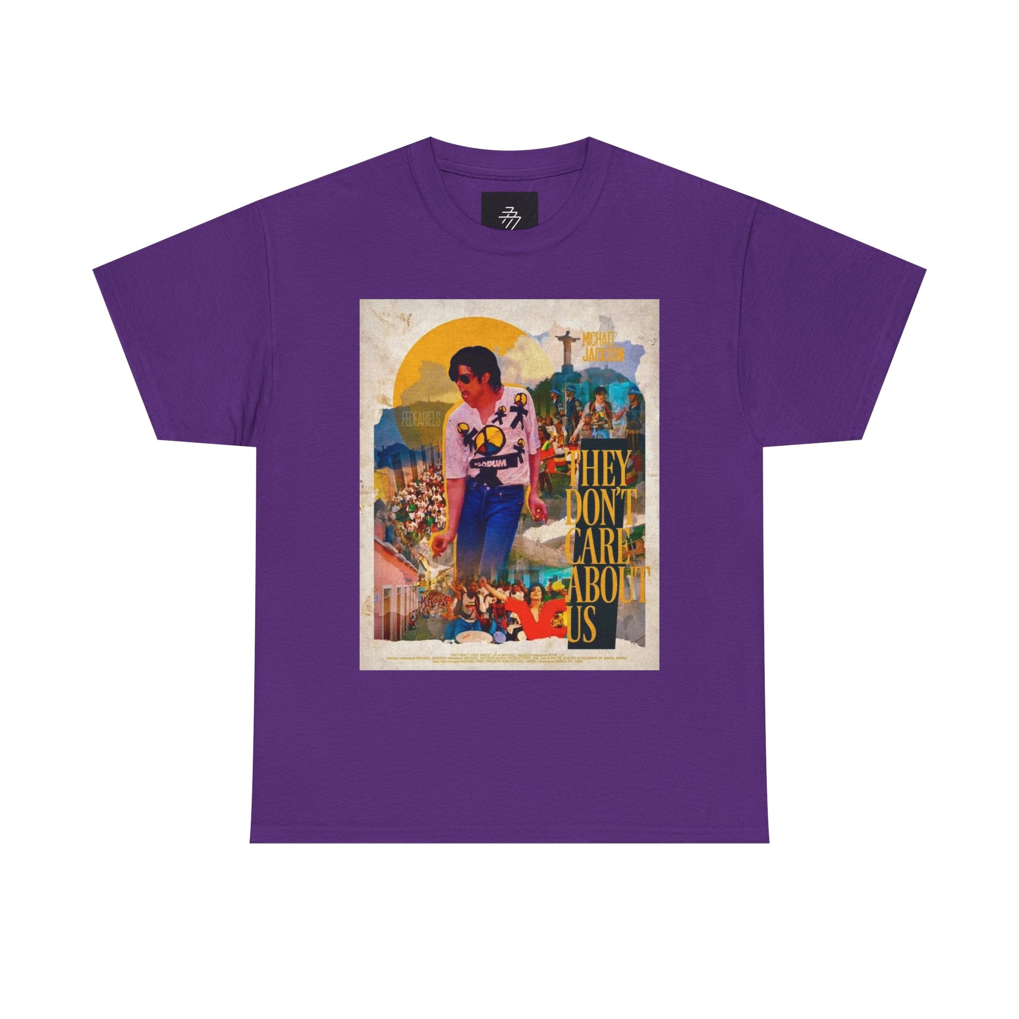 Graphic Tee — "They Don’t Care About Us" Retro Protest Design