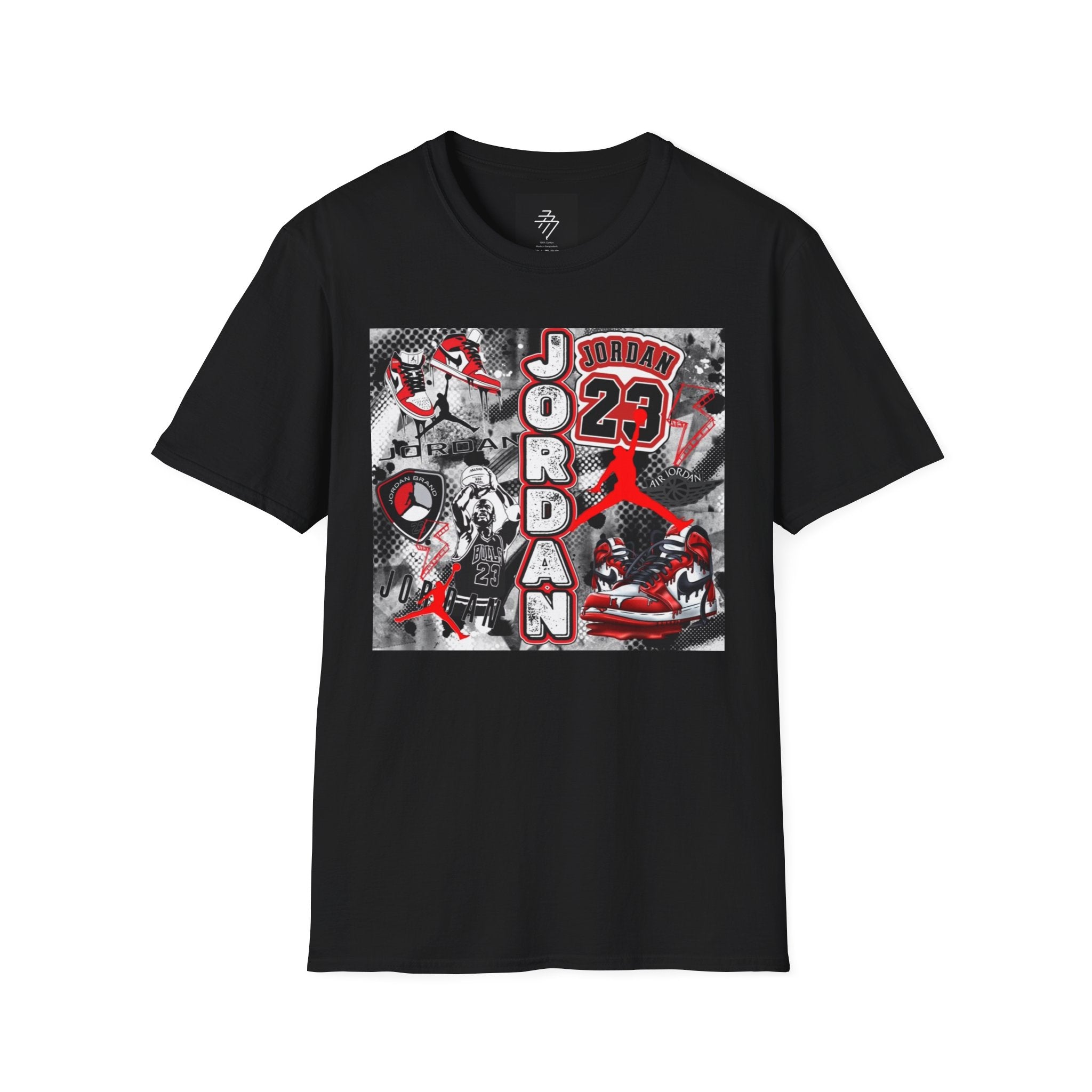 J #23 T-Shirt | Basketball Retro Logo Tee