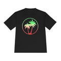 Tropical Palm Circle Tee | Gradient Palm Tree Graphic