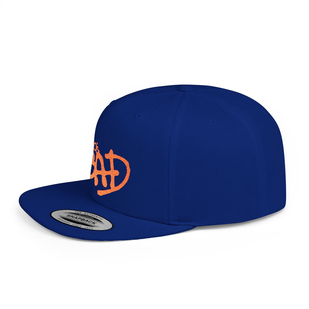 Who's Bad Snapback Hat | Flat Bill Baseball Cap, Retro Typography
