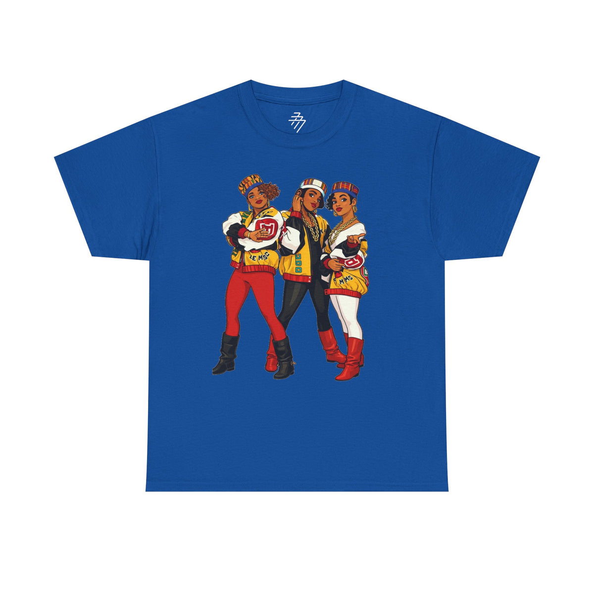 Retro Hip-Hop Crew Vintage 80s Female Rap Trio Salt N Pepa Graphic Tee