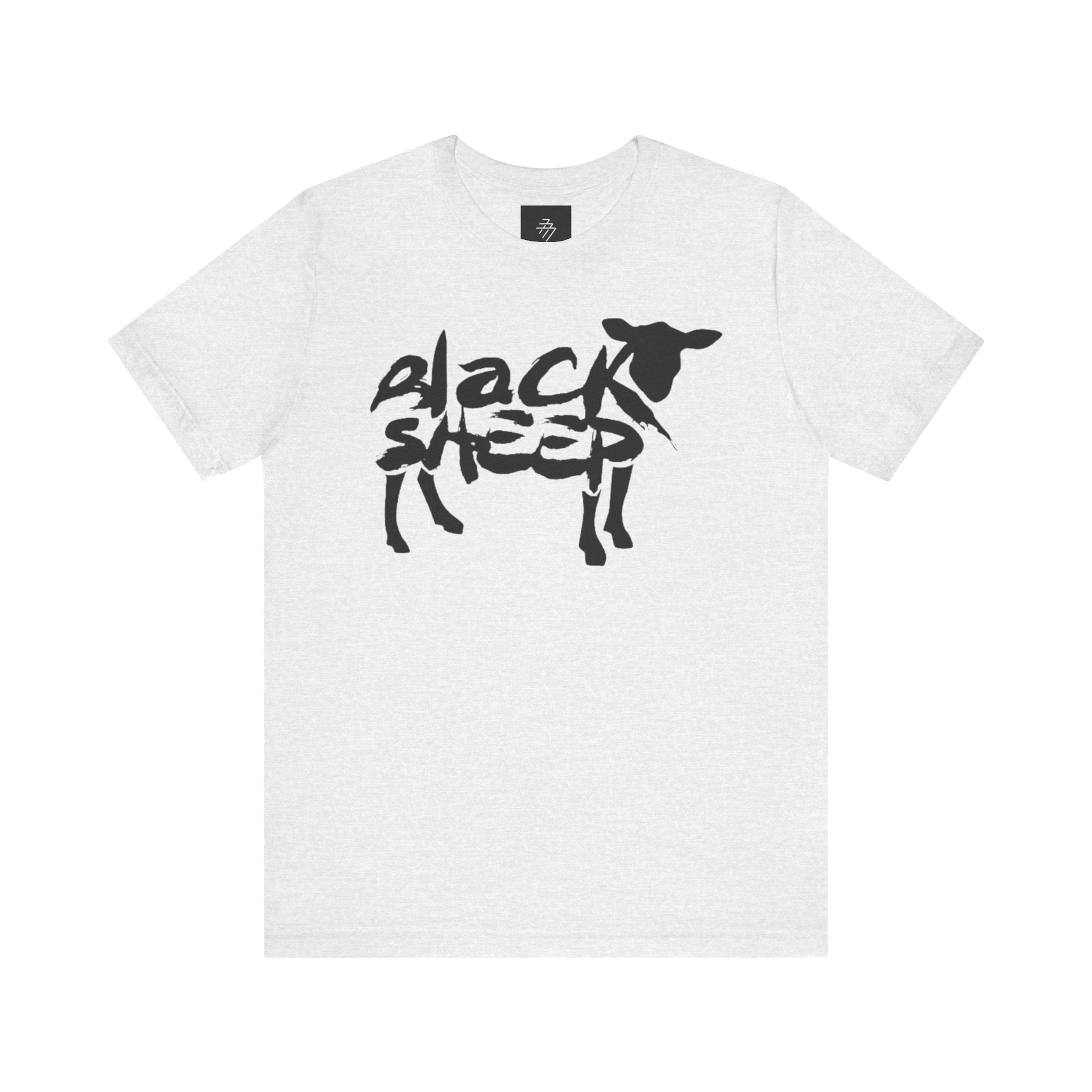 Black Sheep Graphic Tee - 'Black Sheep' Script & Silhouette T-Shirt
