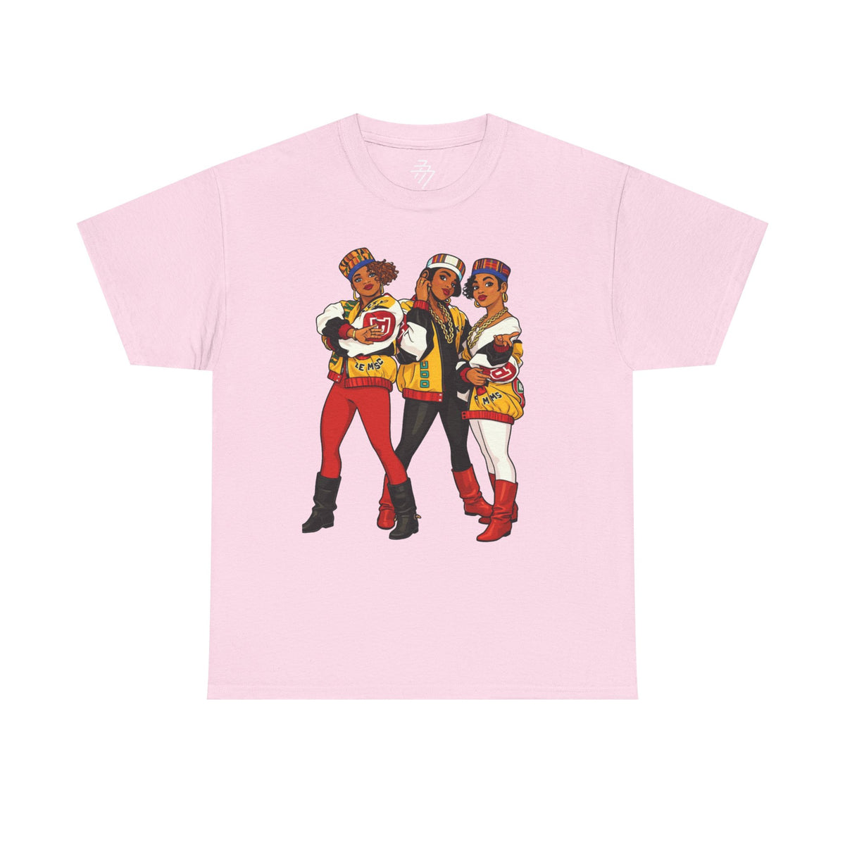 Retro Hip-Hop Crew Vintage 80s Female Rap Trio Salt N Pepa Graphic Tee