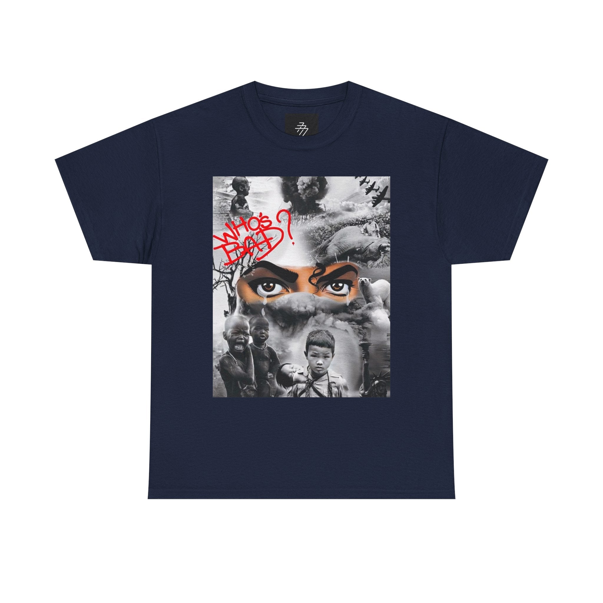 Graphic Tee — 'Who's Bad?' Michael Jackson Tribute T-Shirt