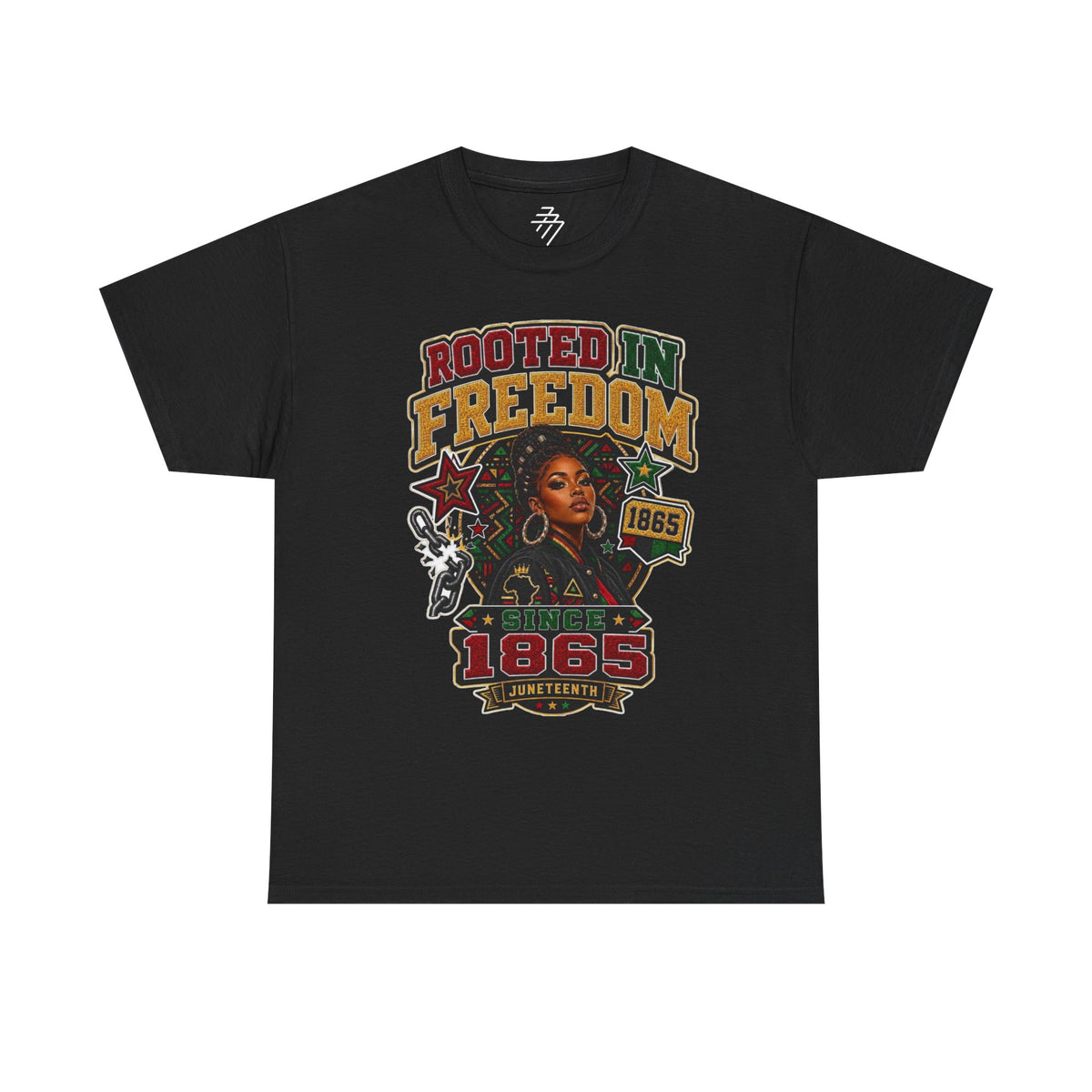 Rooted in Freedom 1865 Juneteenth Celebration Tee