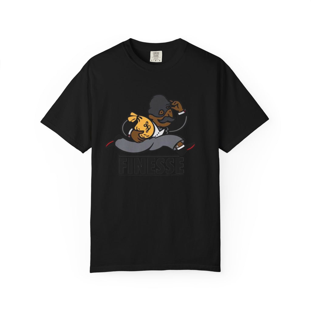 Finesse Running Character T-shirt | Retro Cartoon Sneaky Hustle Tee