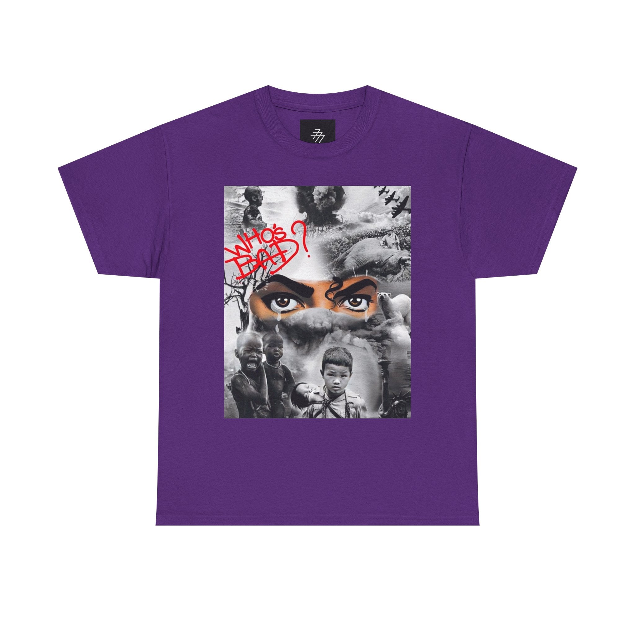 Graphic Tee — 'Who's Bad?' Michael Jackson Tribute T-Shirt