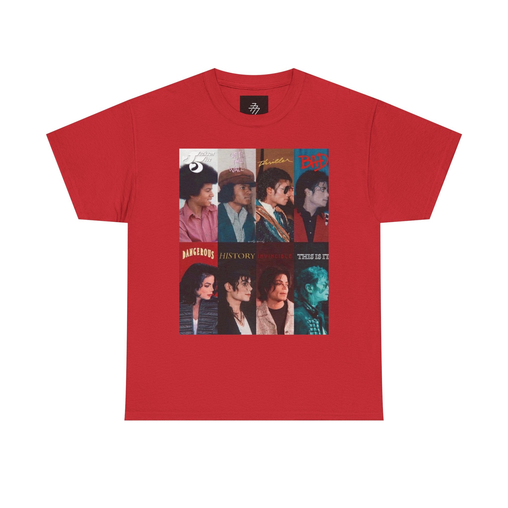 MJ Retro Pop Icon Photo with Script Back