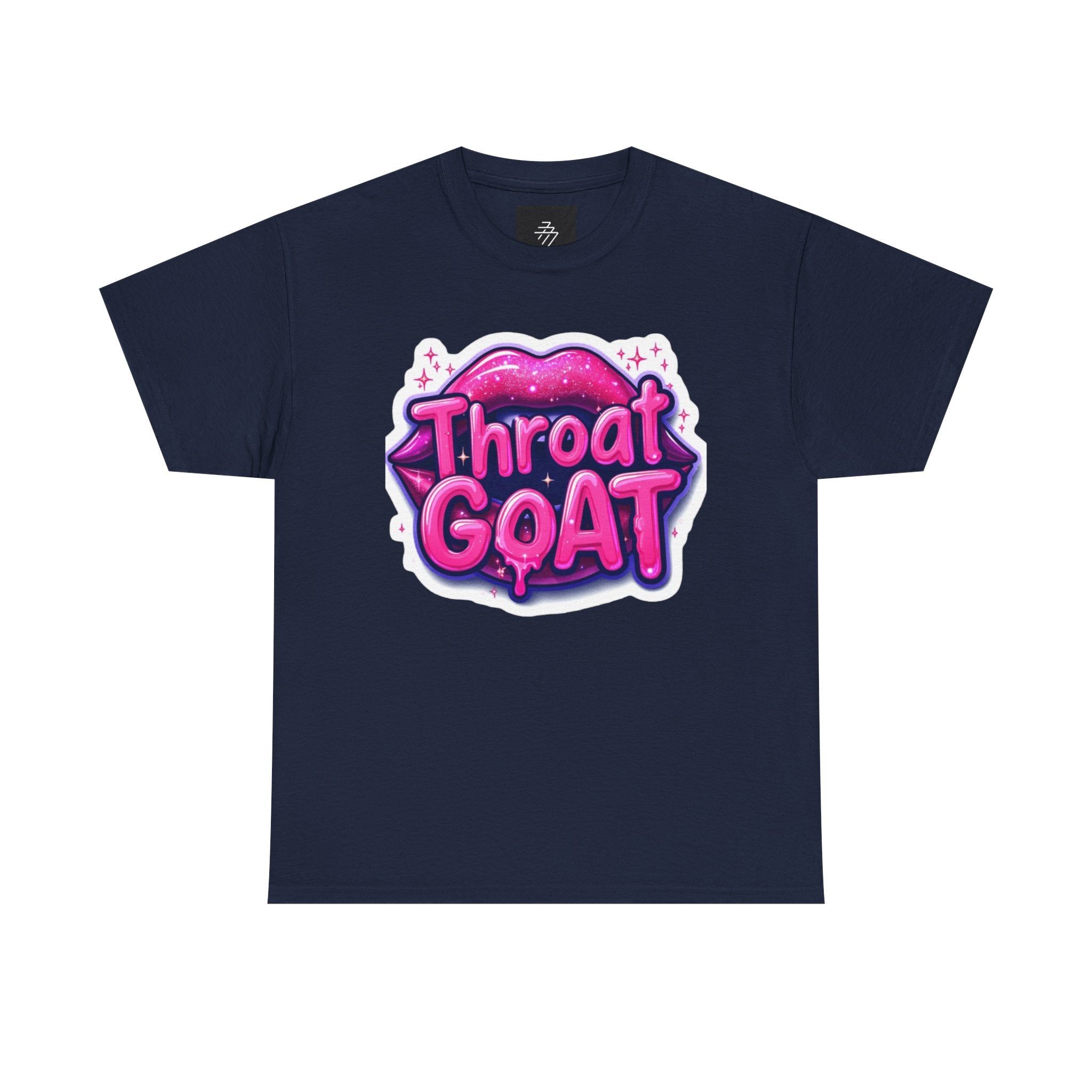 Throat Goat Graphic Tee — Cute Pink Lip Logo Tee