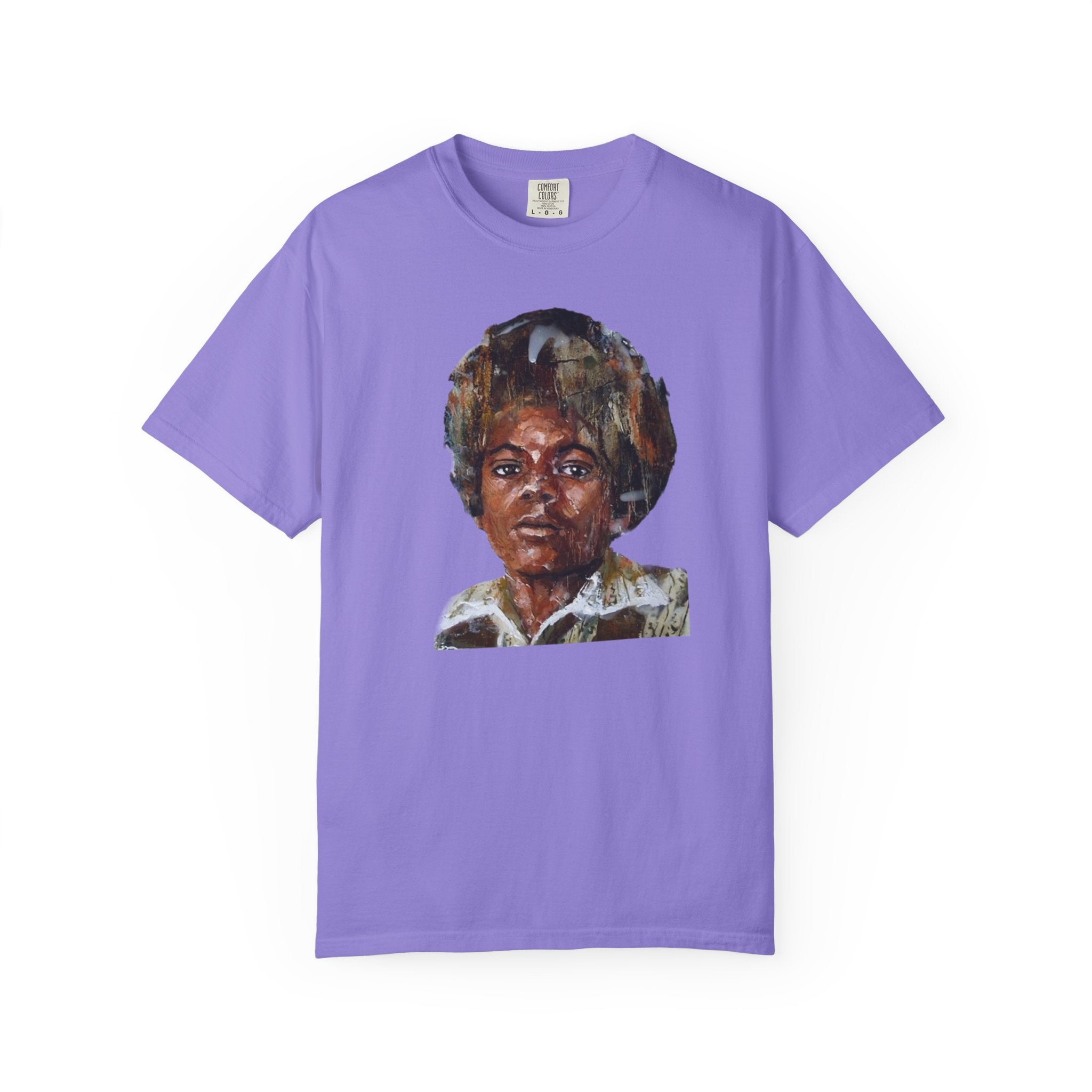 Painted Portrait Face graphic T-shirt | Artistic Portrait Tee