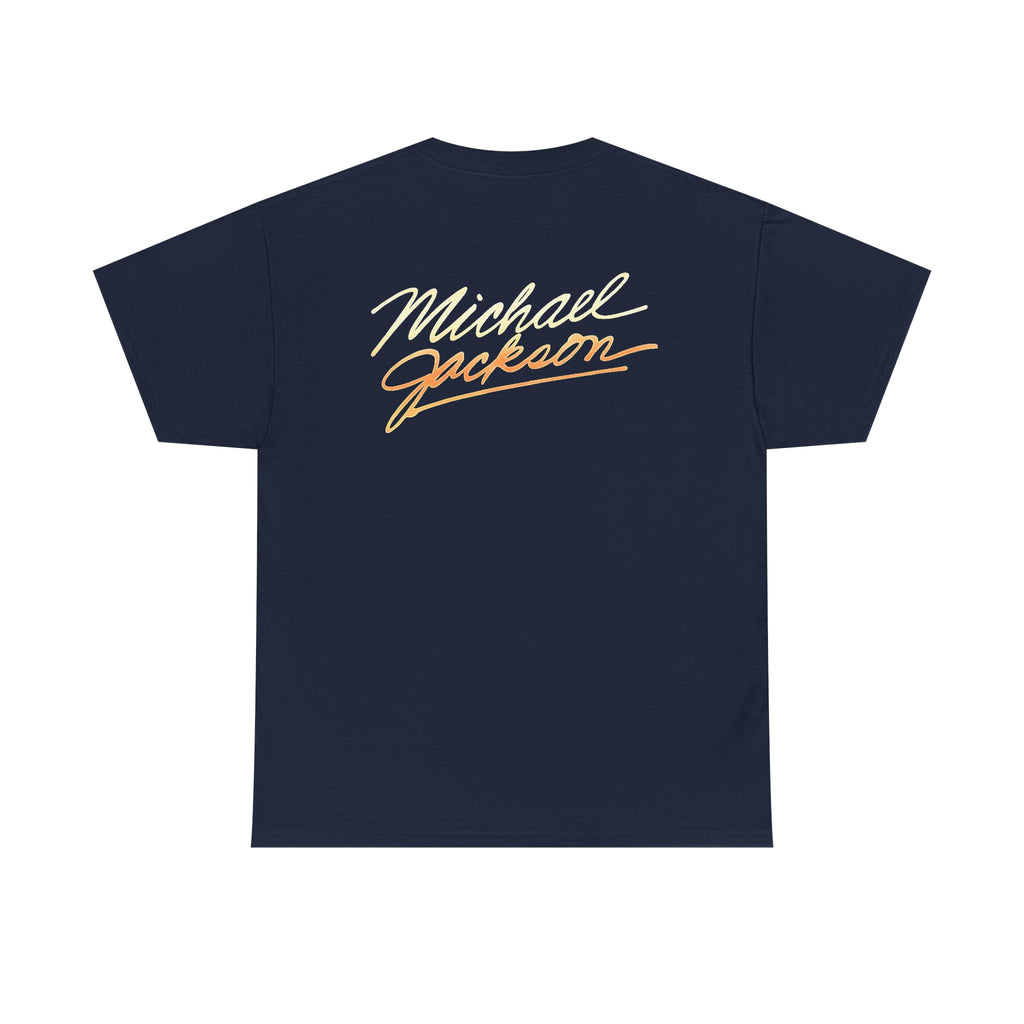 MJ Retro Pop Icon Photo with Script Back