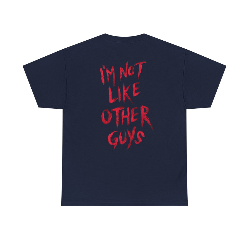 Creepy Smiling Face Tee – “I’m Not Like Other Guys” Graphic T-Shirt