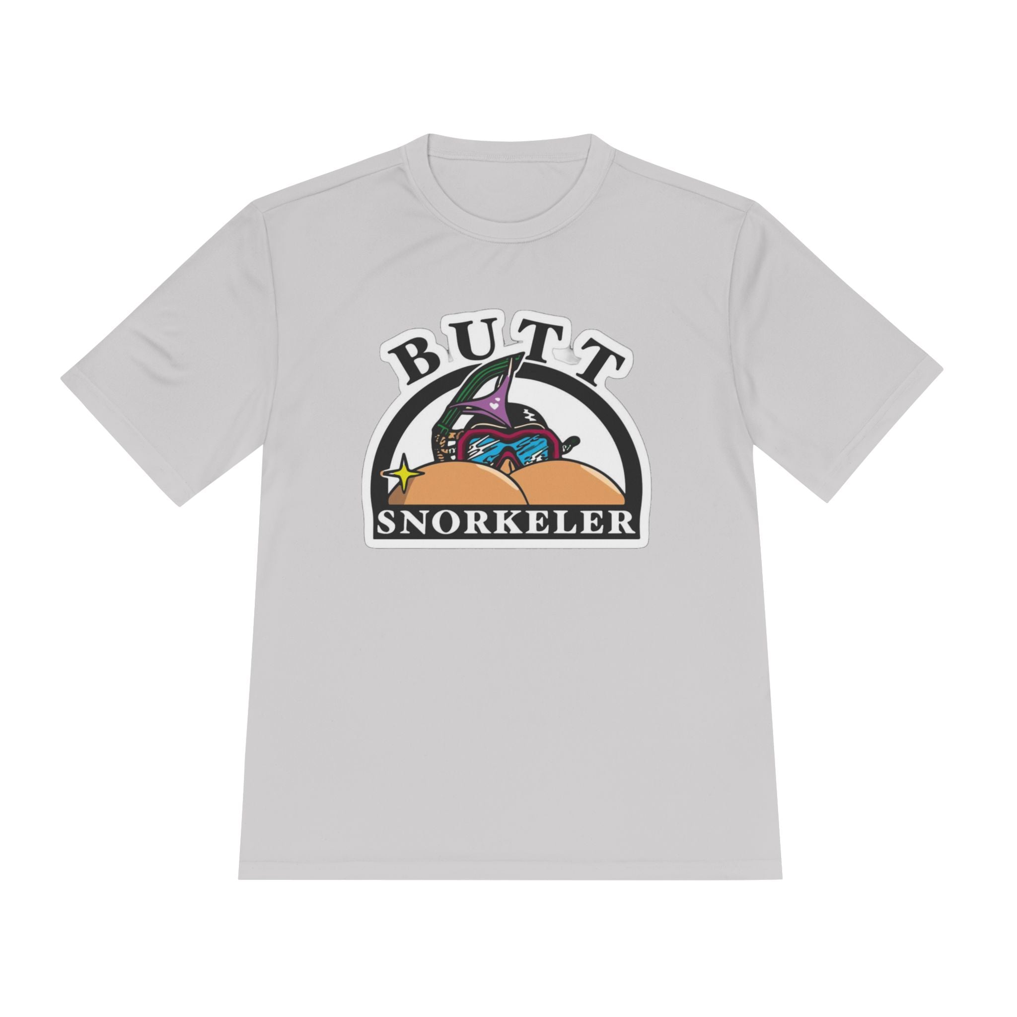 Butt Snorkeler Tee | Funny Beach Graphic Shirt, Retro Diving Design