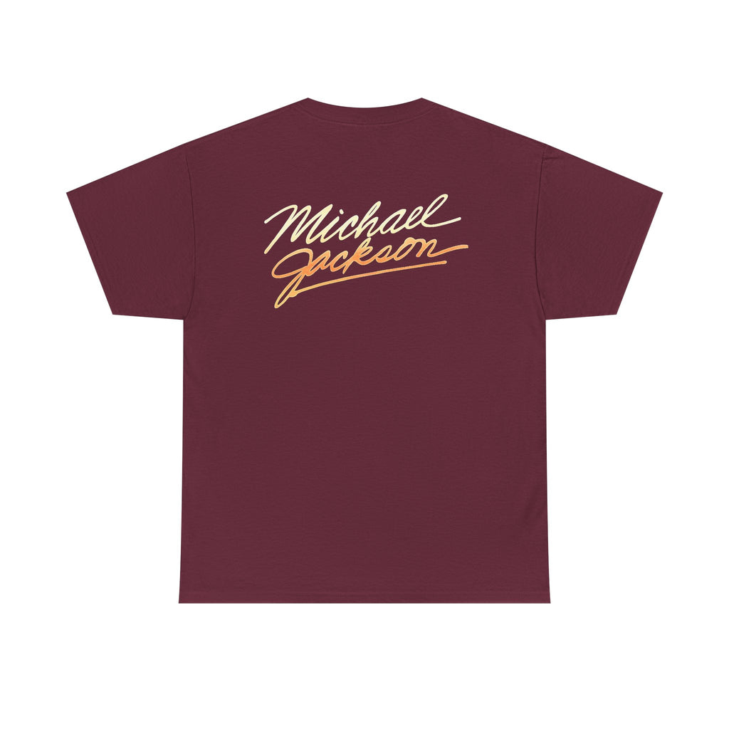 MJ Retro Pop Icon Photo with Script Back