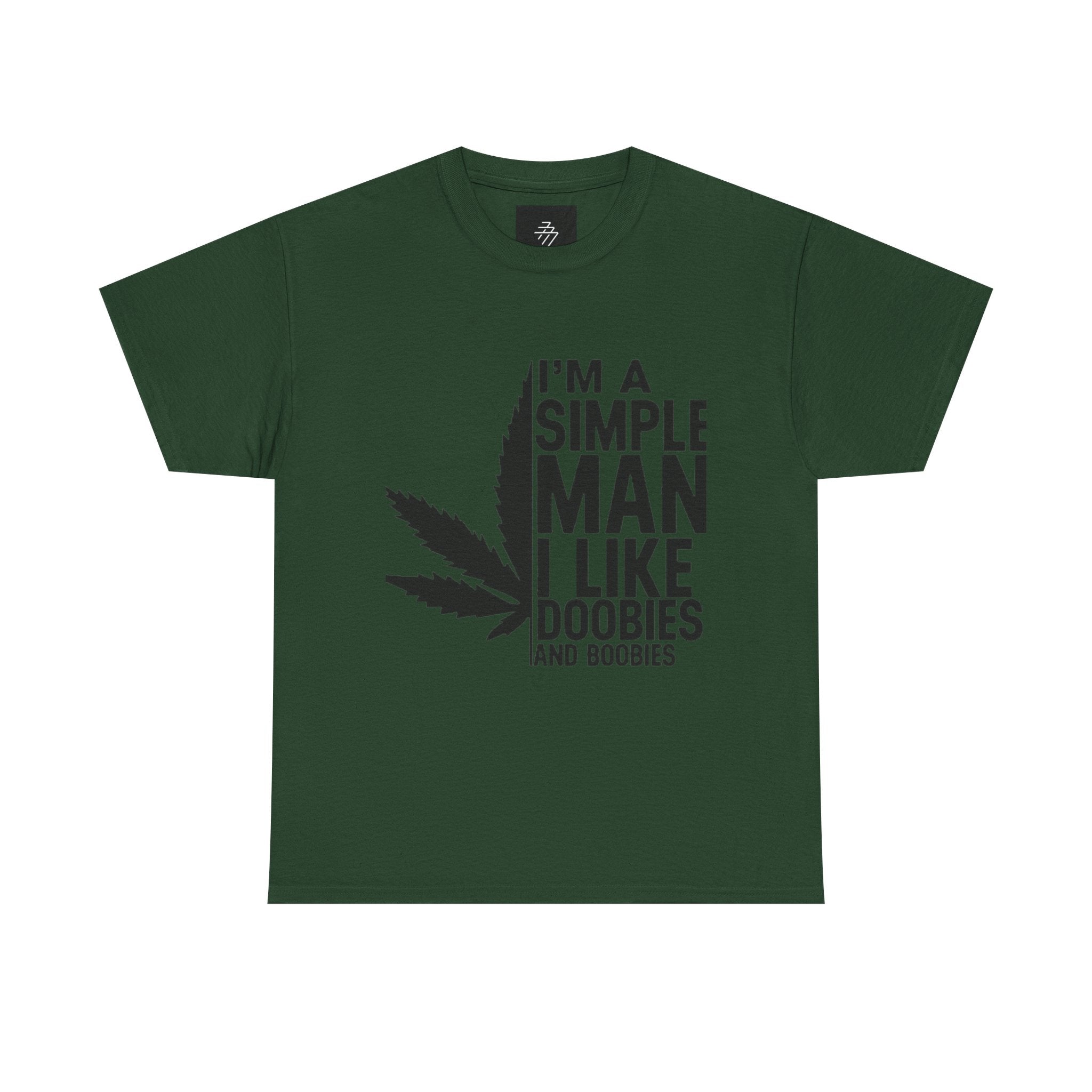 I Like Doobies and Boobies T-Shirt | Cannabis Leaf Graphic Tee
