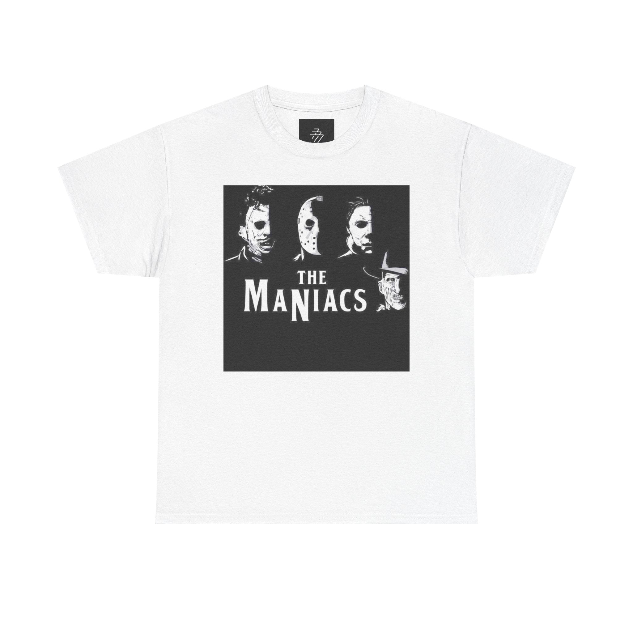 Horror Band Tee — "The Maniacs" Graphic T-Shirt