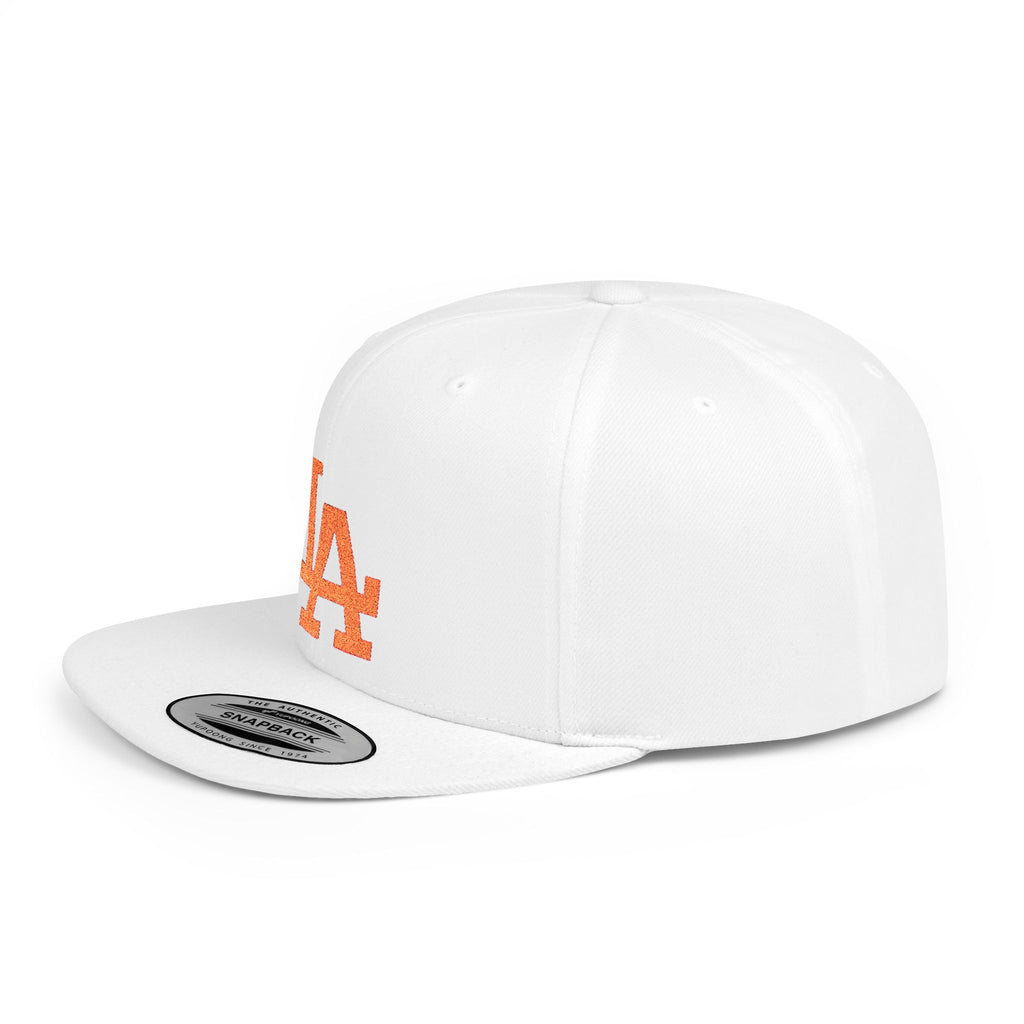 LA Snapback Flat Bill Snapback | Los Angeles Baseball Cap