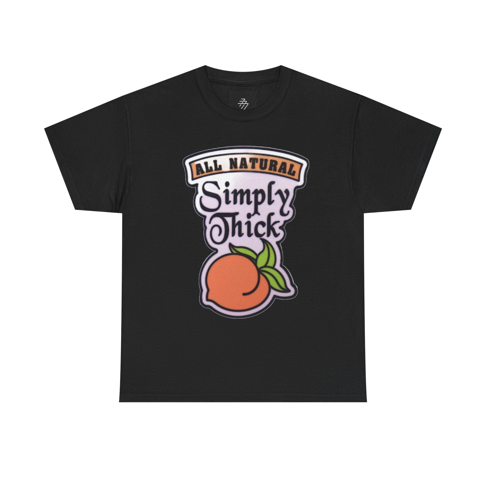 Simply Chicks 'All Natural' Peach Graphic Tee