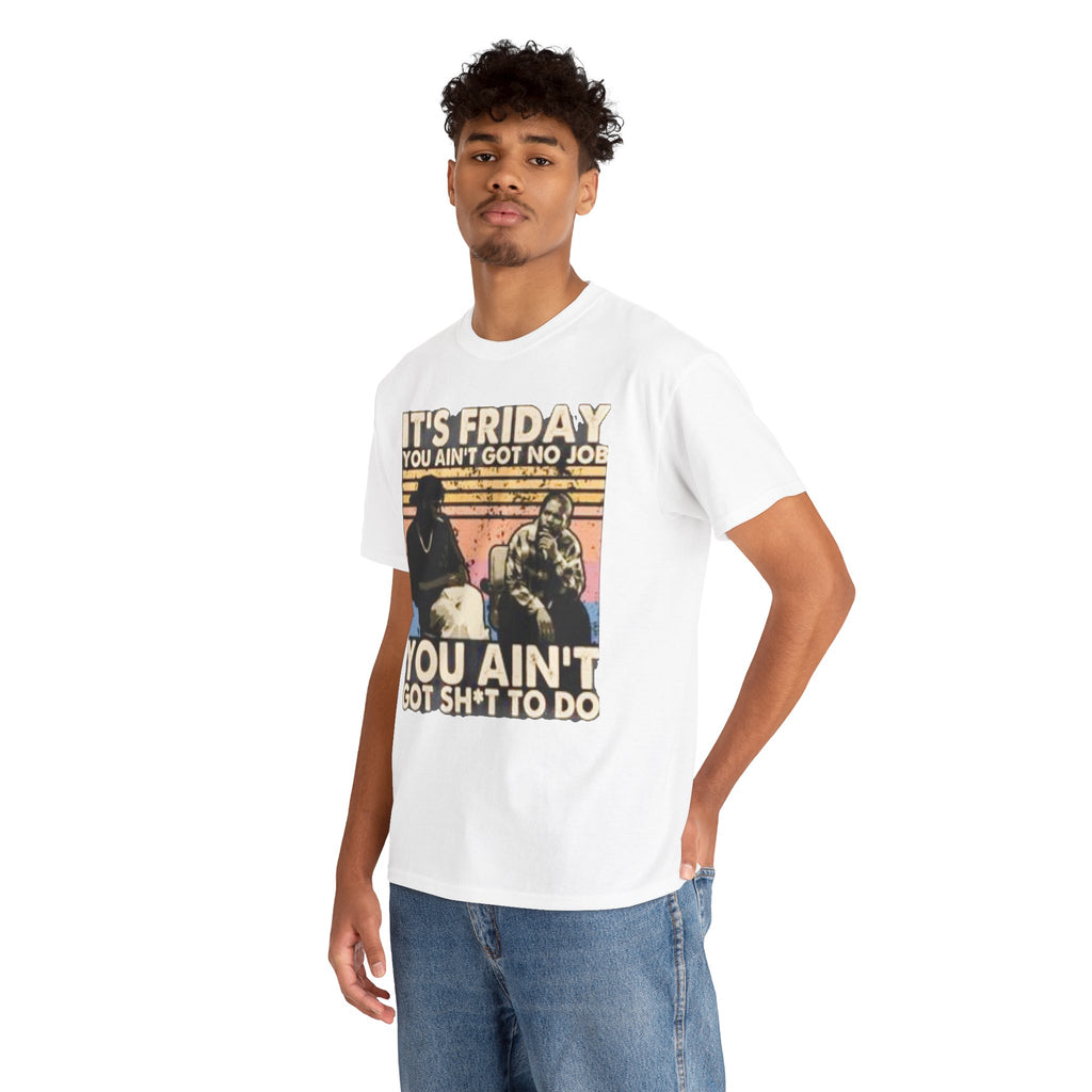 Funny Retro 'It's Friday' Tee Weekend Vibes Casual